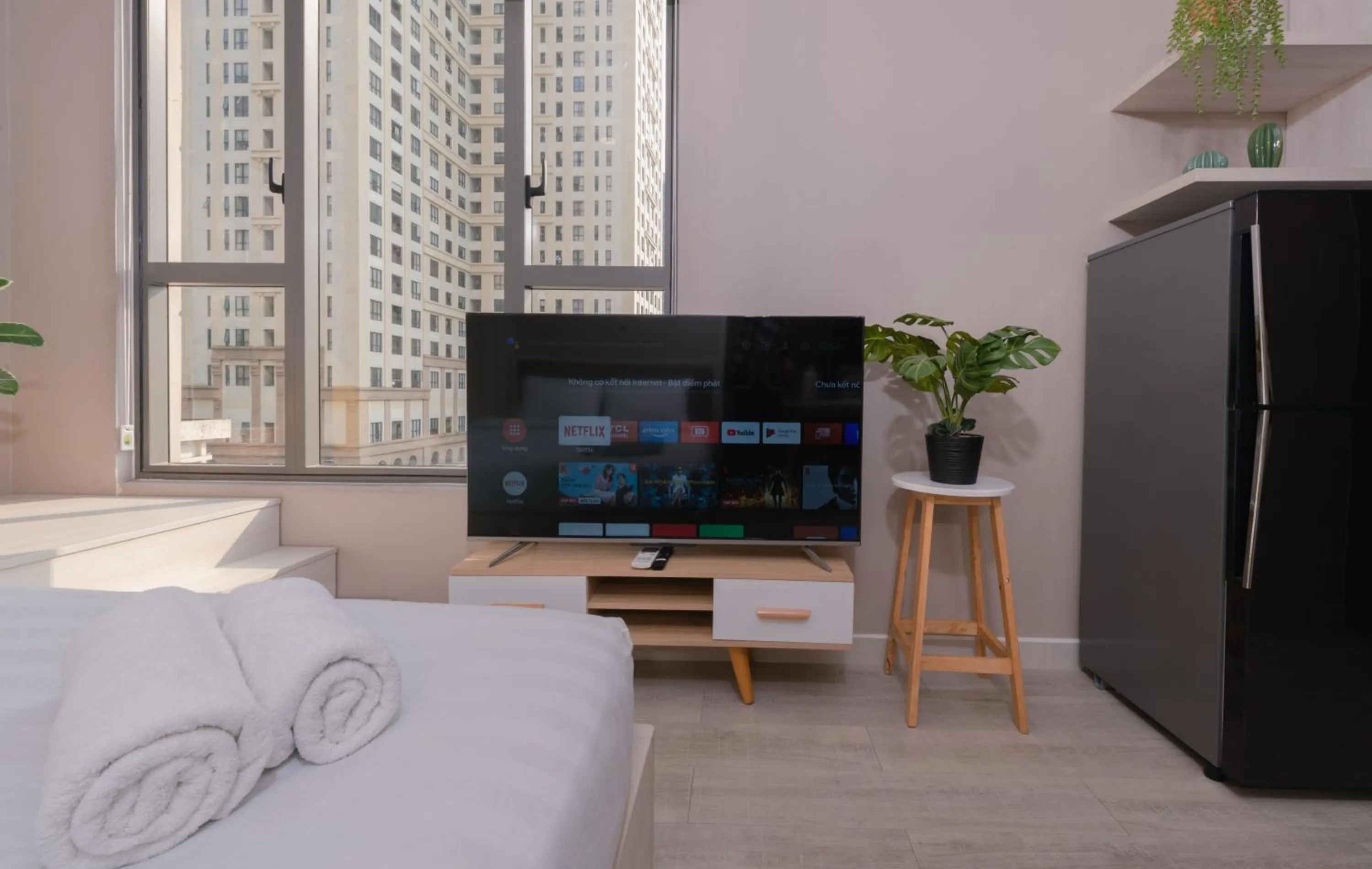 TV and multimedia, Bed in S Lux Apartment