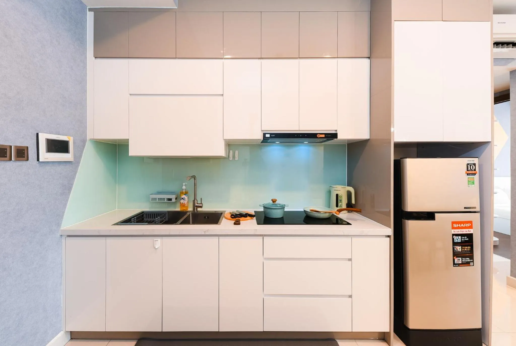 Kitchen or kitchenette in S Lux Apartment