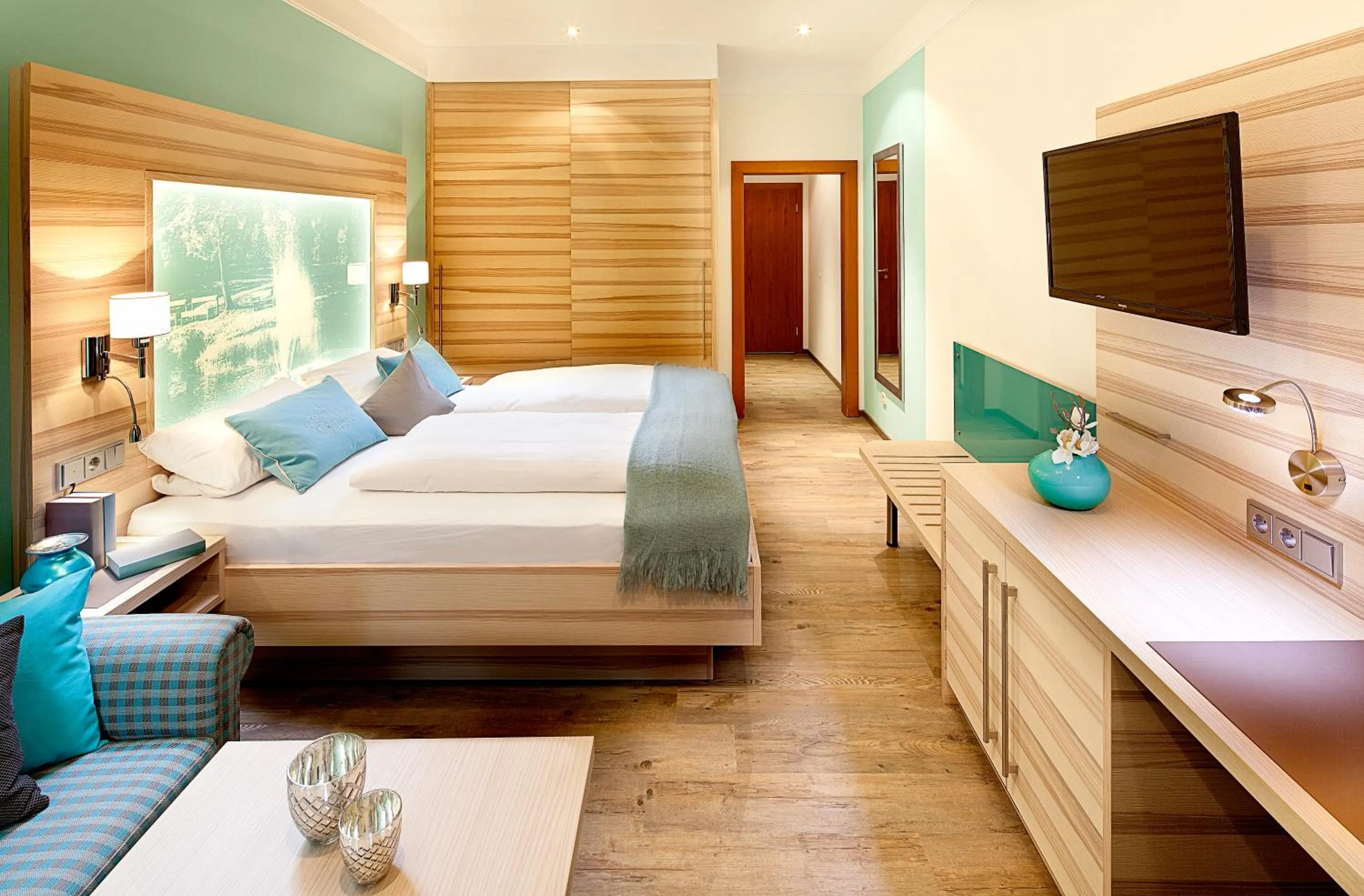 Bed in Hotel Wiedemann