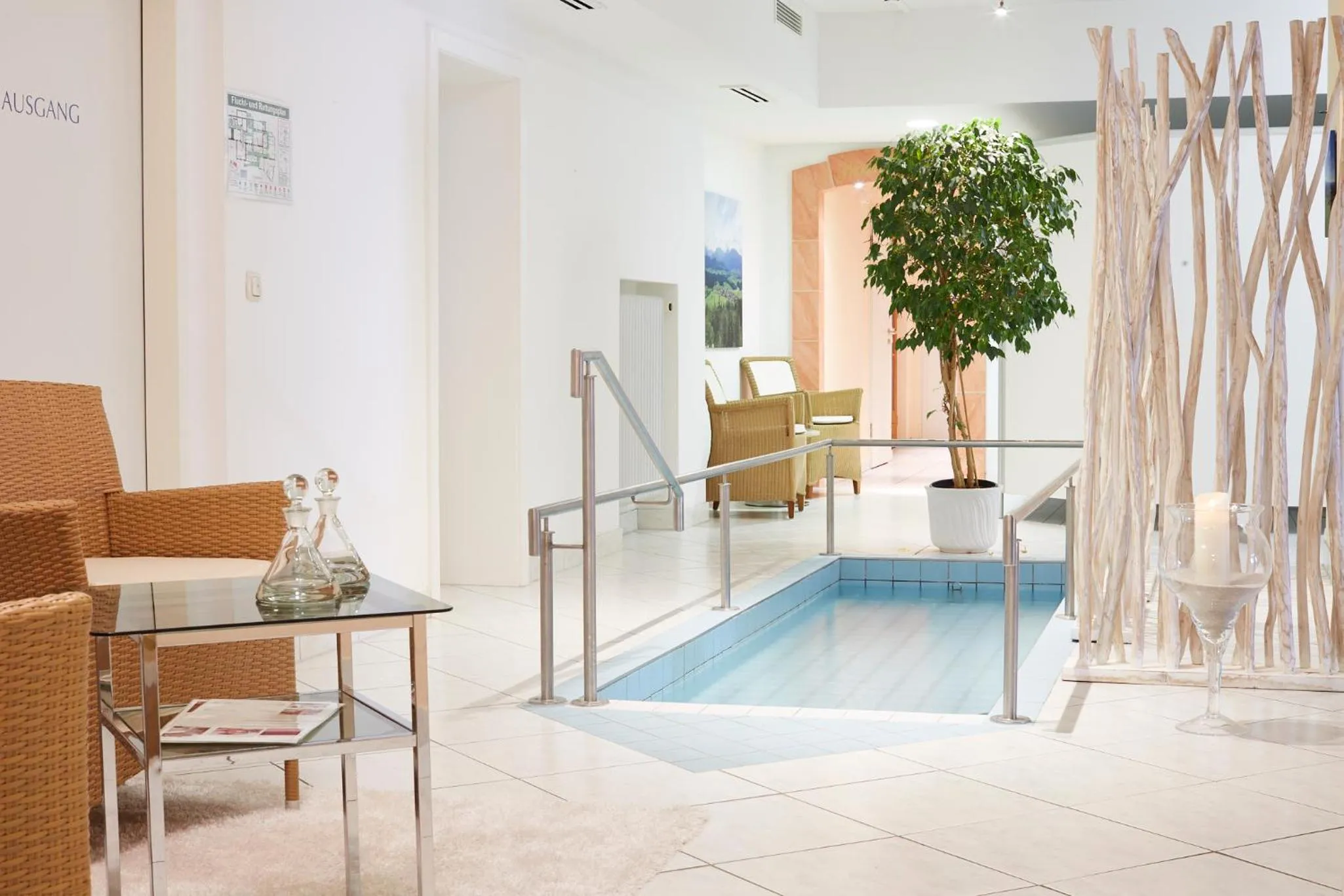 Seating area in Hotel Wiedemann