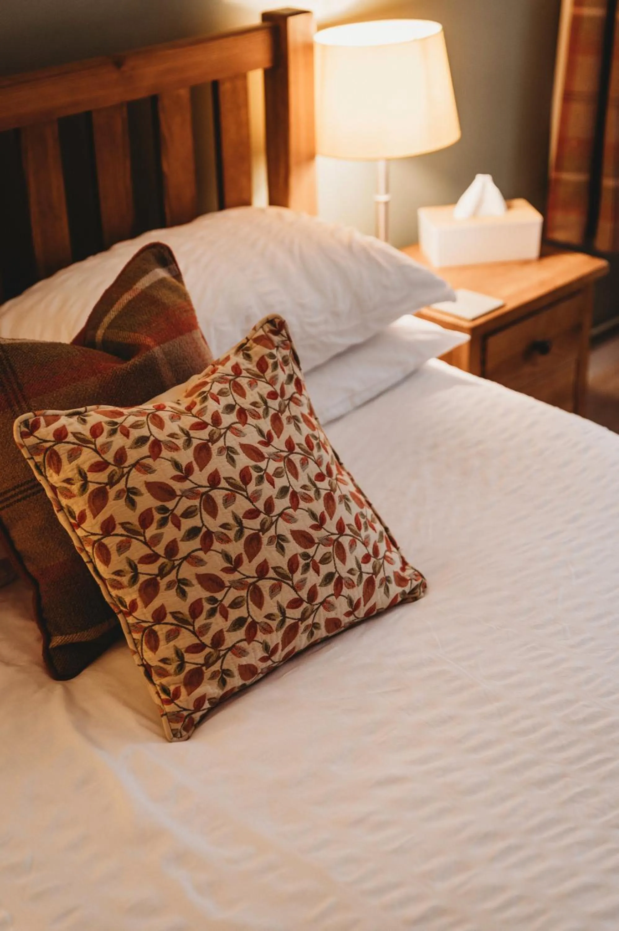 Bed in The White Lion Inn