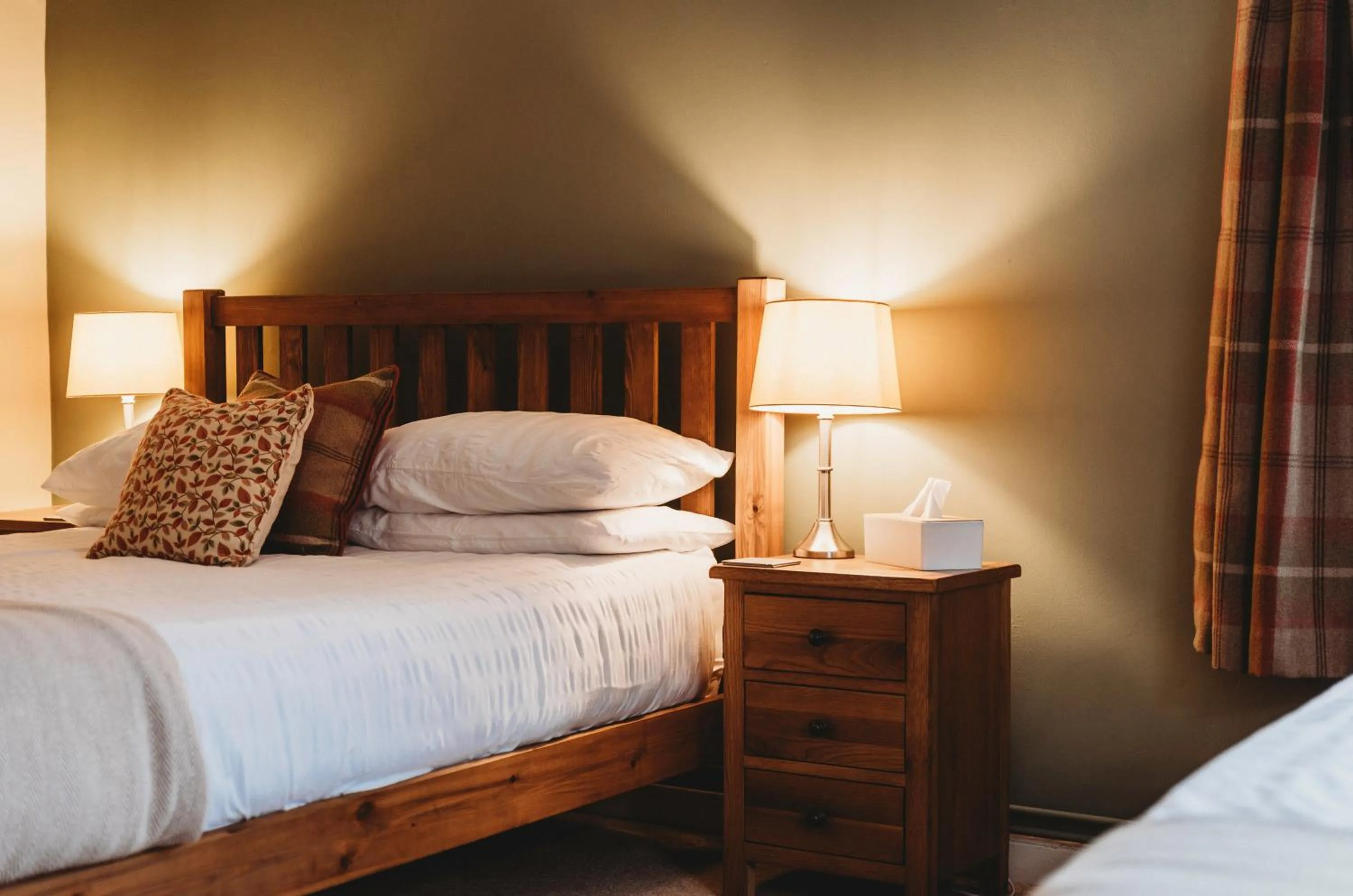 Bed in The White Lion Inn