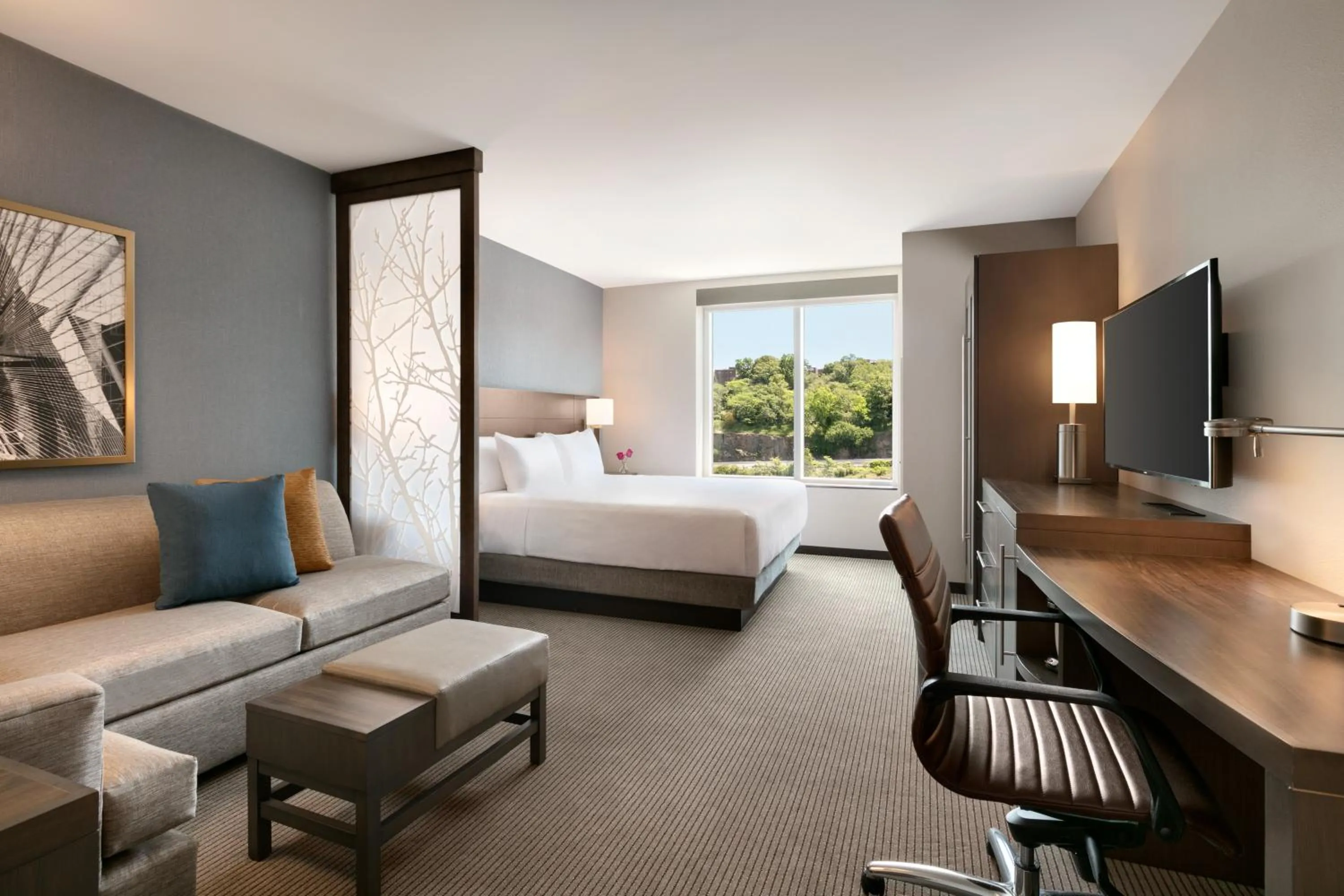 TV and multimedia, Bed in Hyatt Place Fort Lee/George Washington Bridge