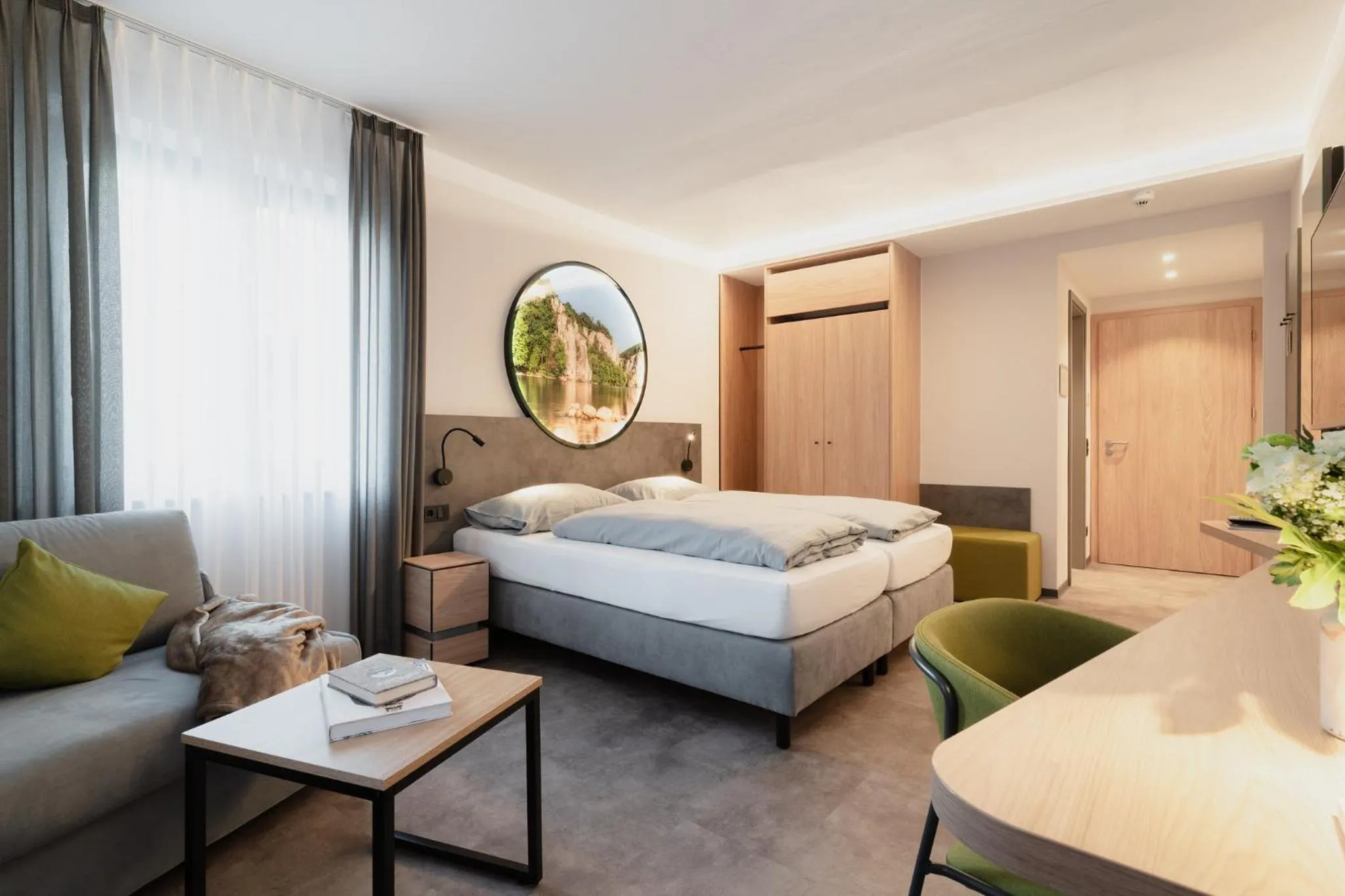 Bed in Hotel Die Gams