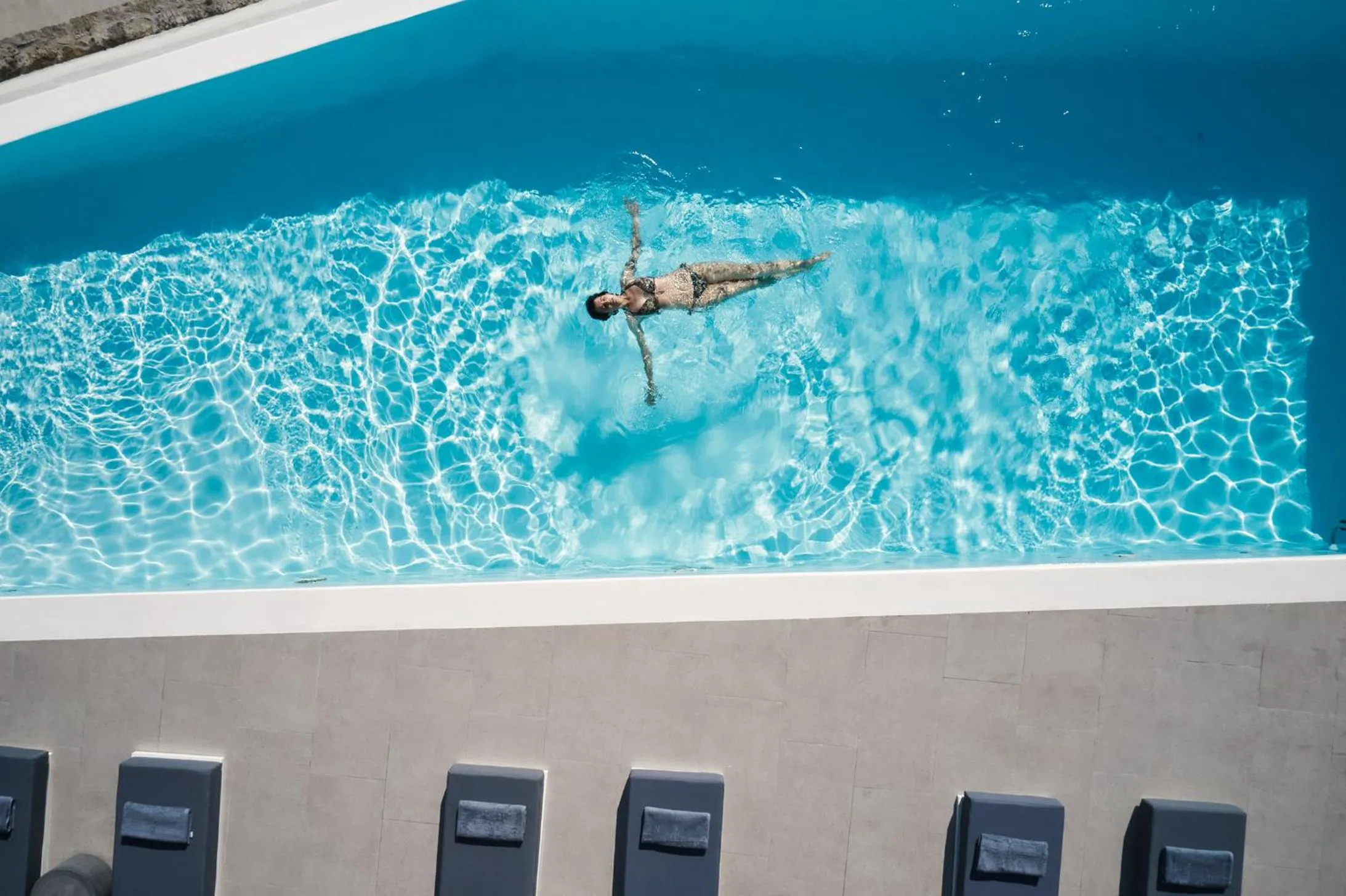 Swimming pool in Radisson Blu Euphoria Resort, Mykonos