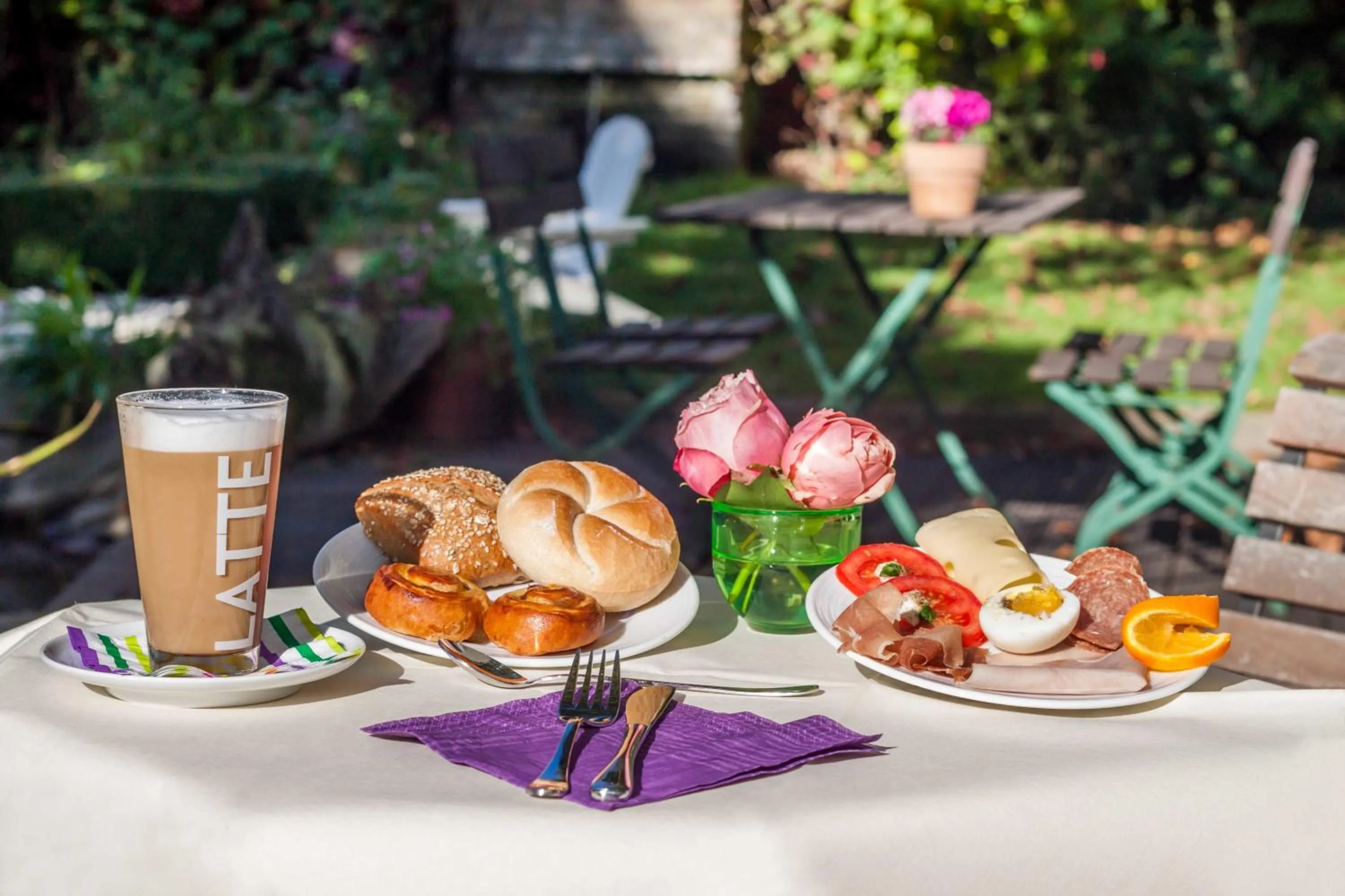 Balcony/Terrace in Hotel ZweiLinden Meckenheim Bonn