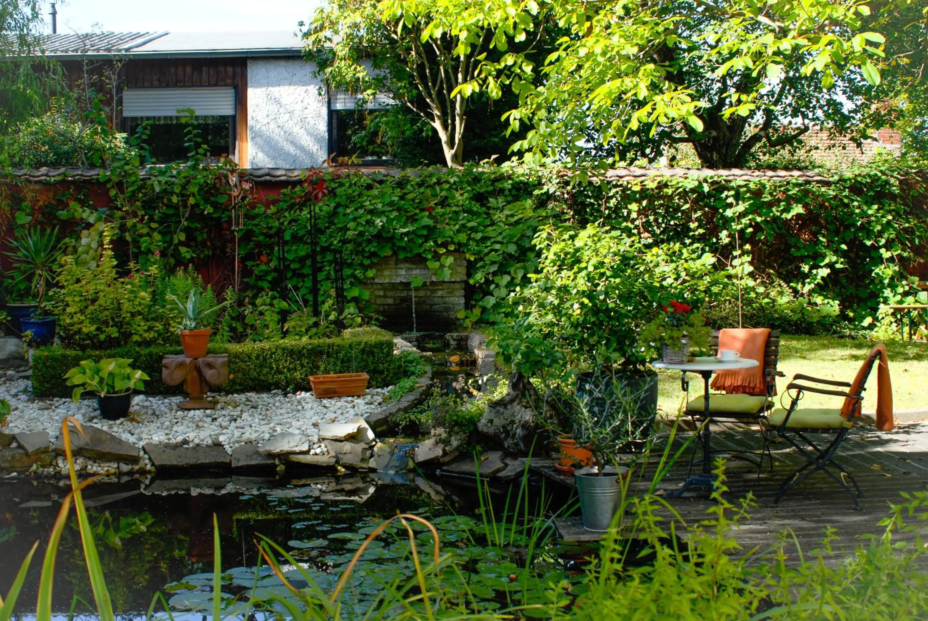 Patio in Hotel ZweiLinden Meckenheim Bonn