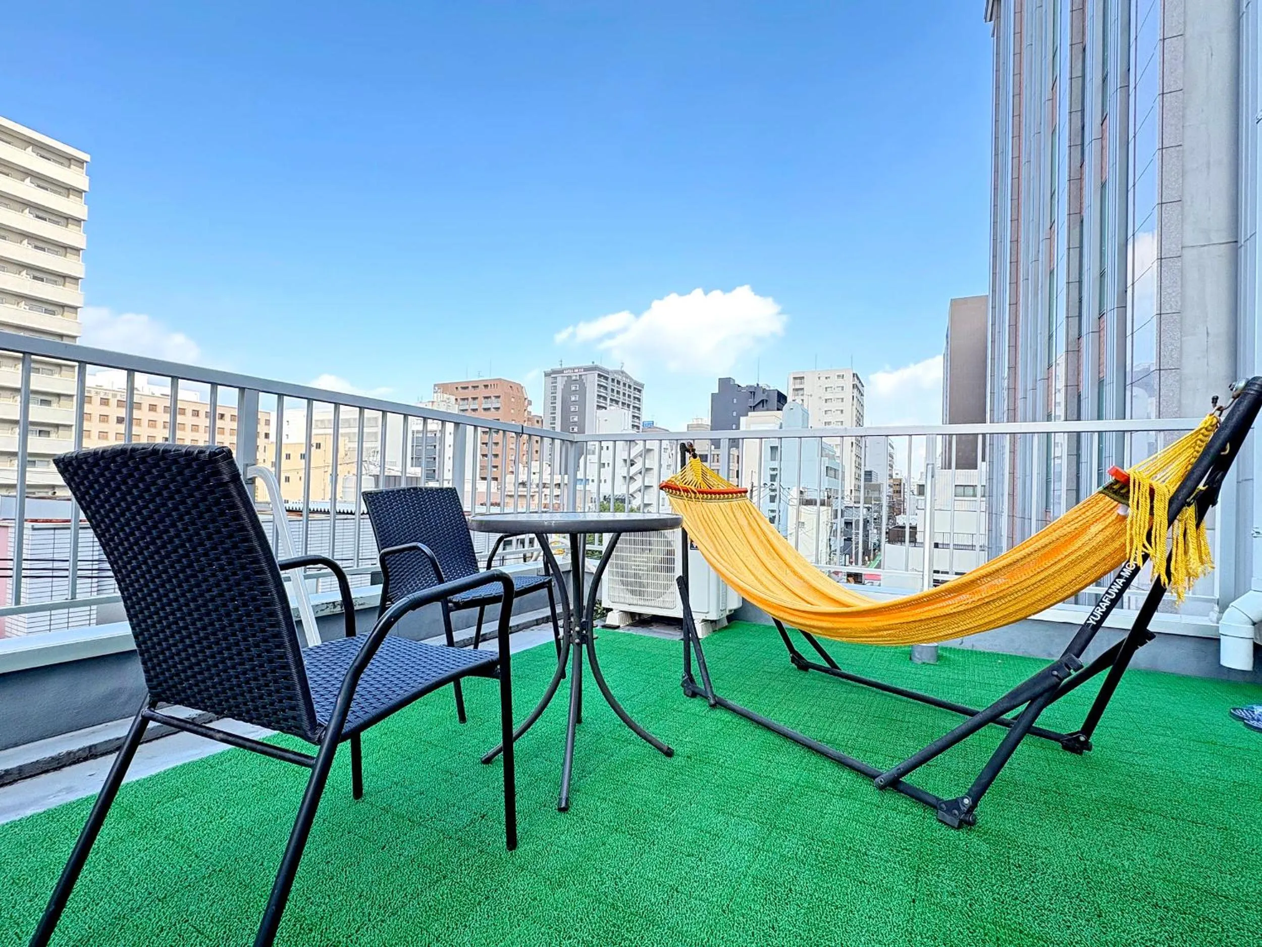 Balcony/Terrace in TABISAI HOTEL Premium 博多-中洲