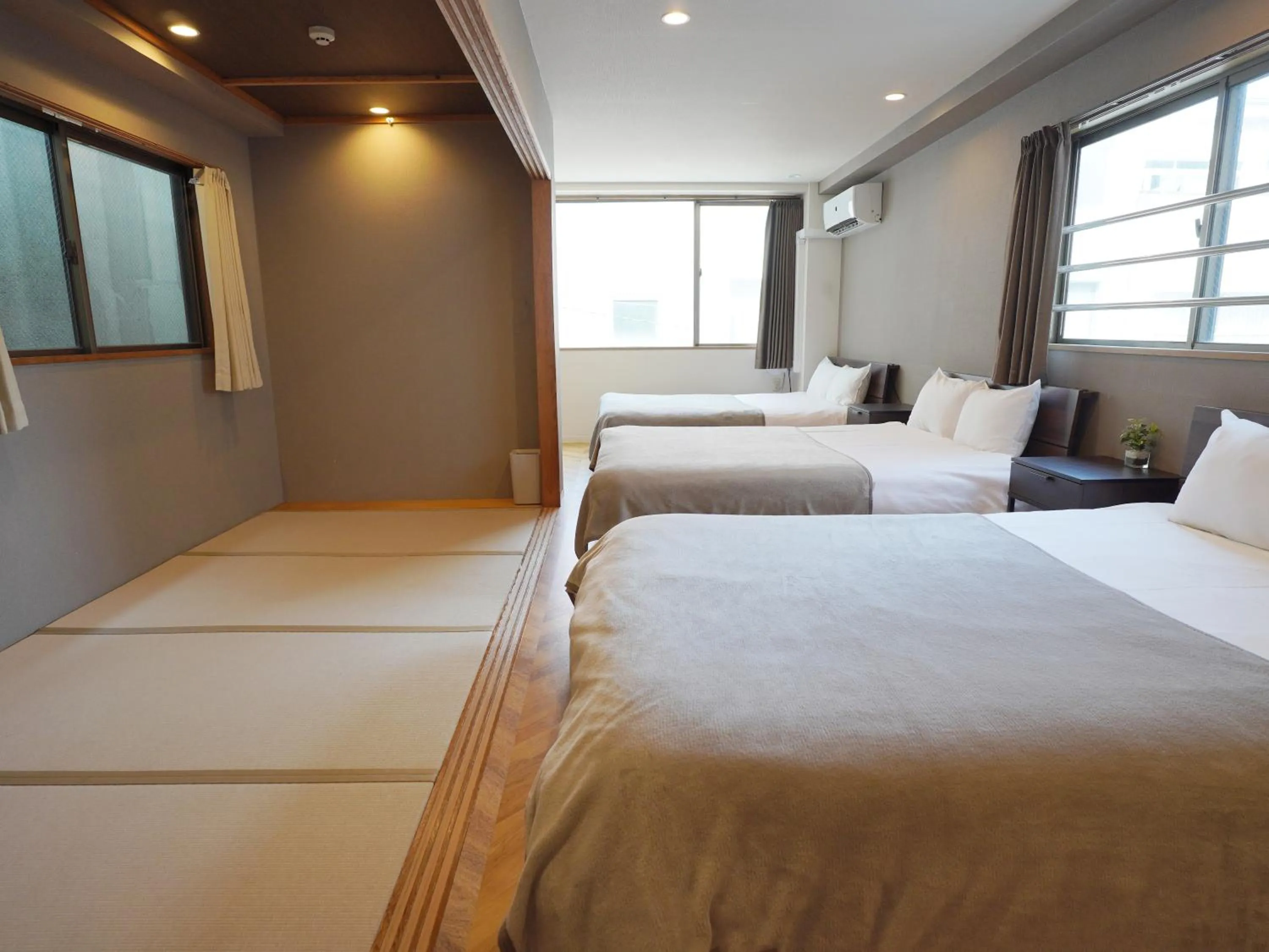 Bed in TABISAI HOTEL Premium 博多-中洲