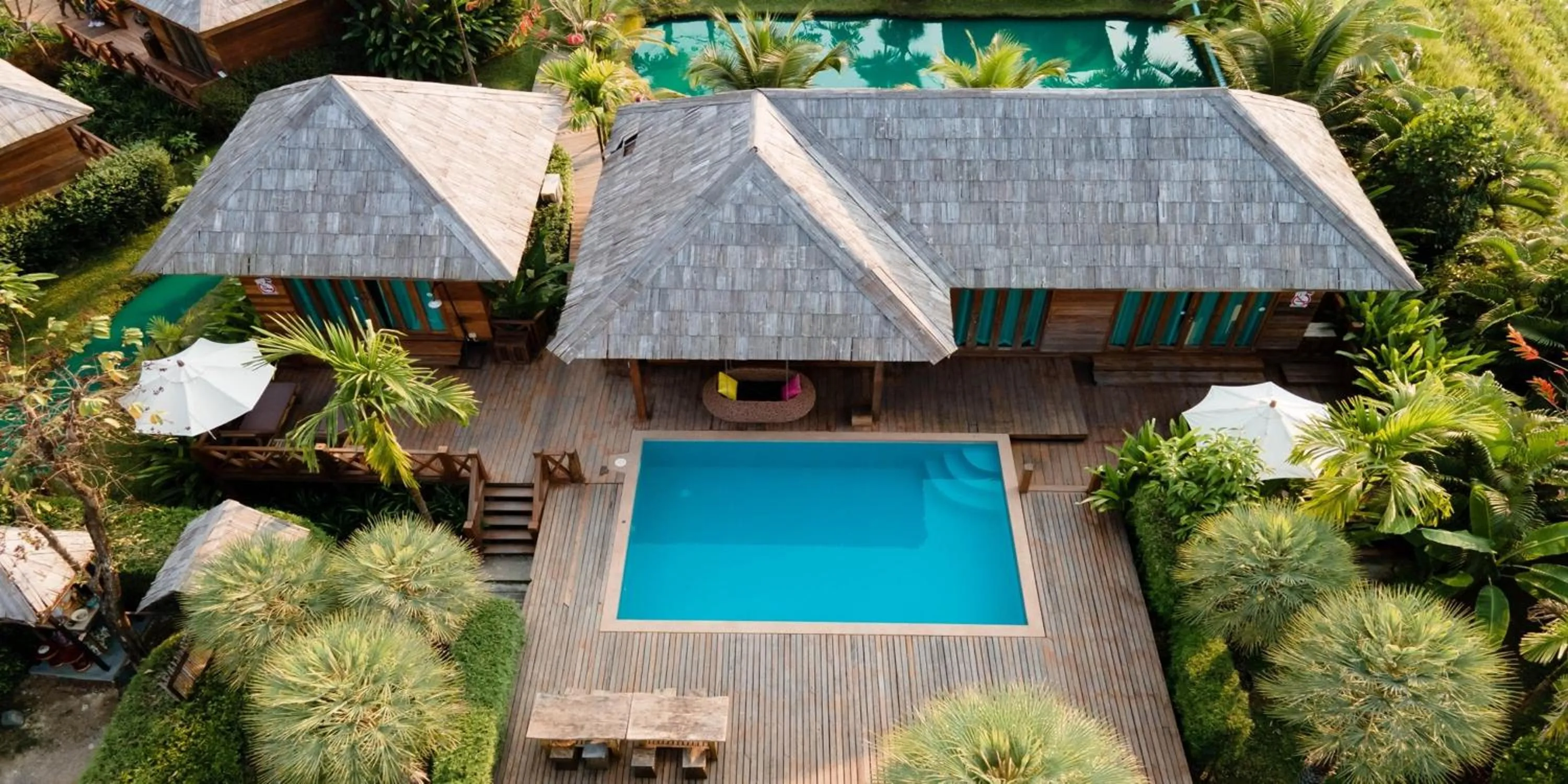 Swimming pool in Tongna Cottage Natural Resort