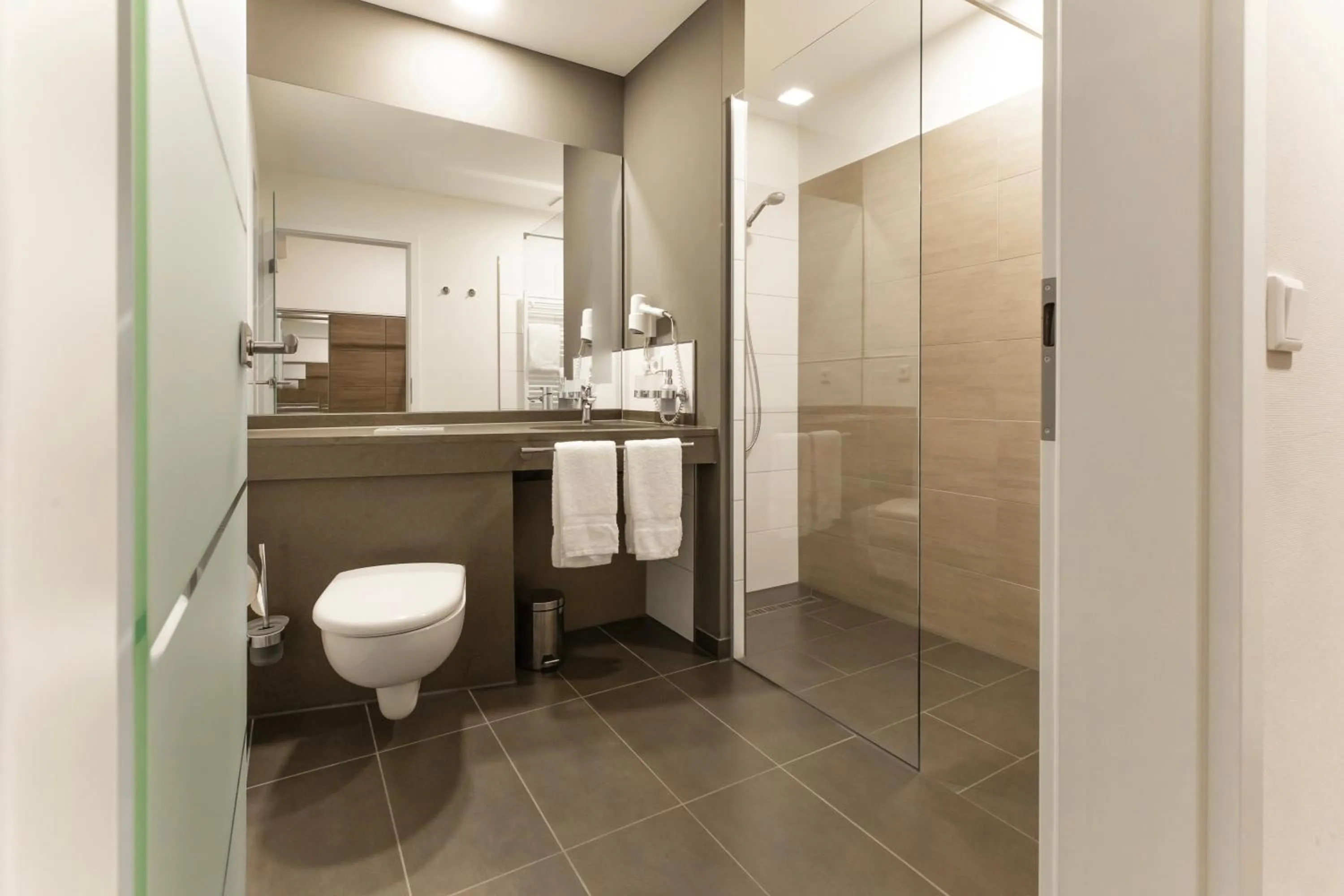 Bathroom in Bergmark Hotel