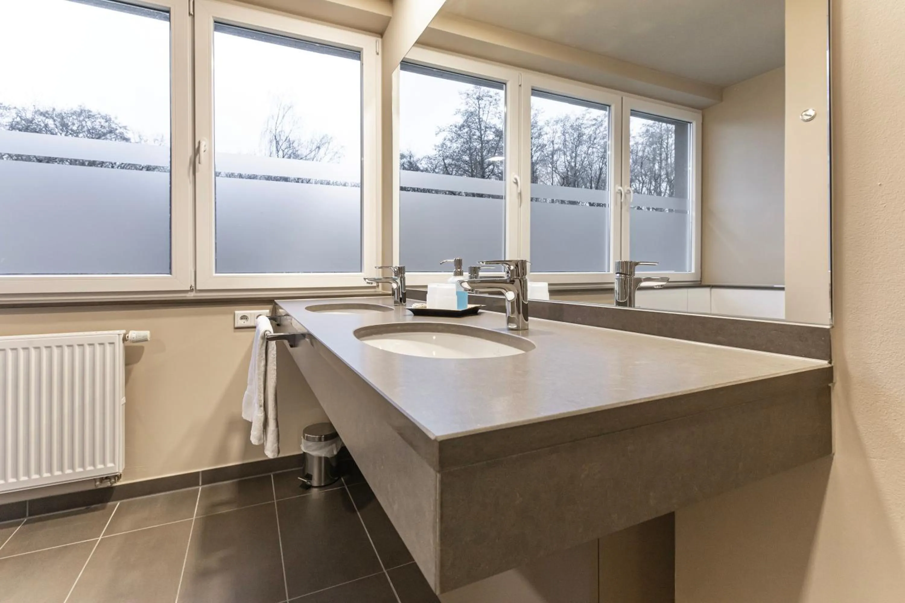 Bathroom in Bergmark Hotel