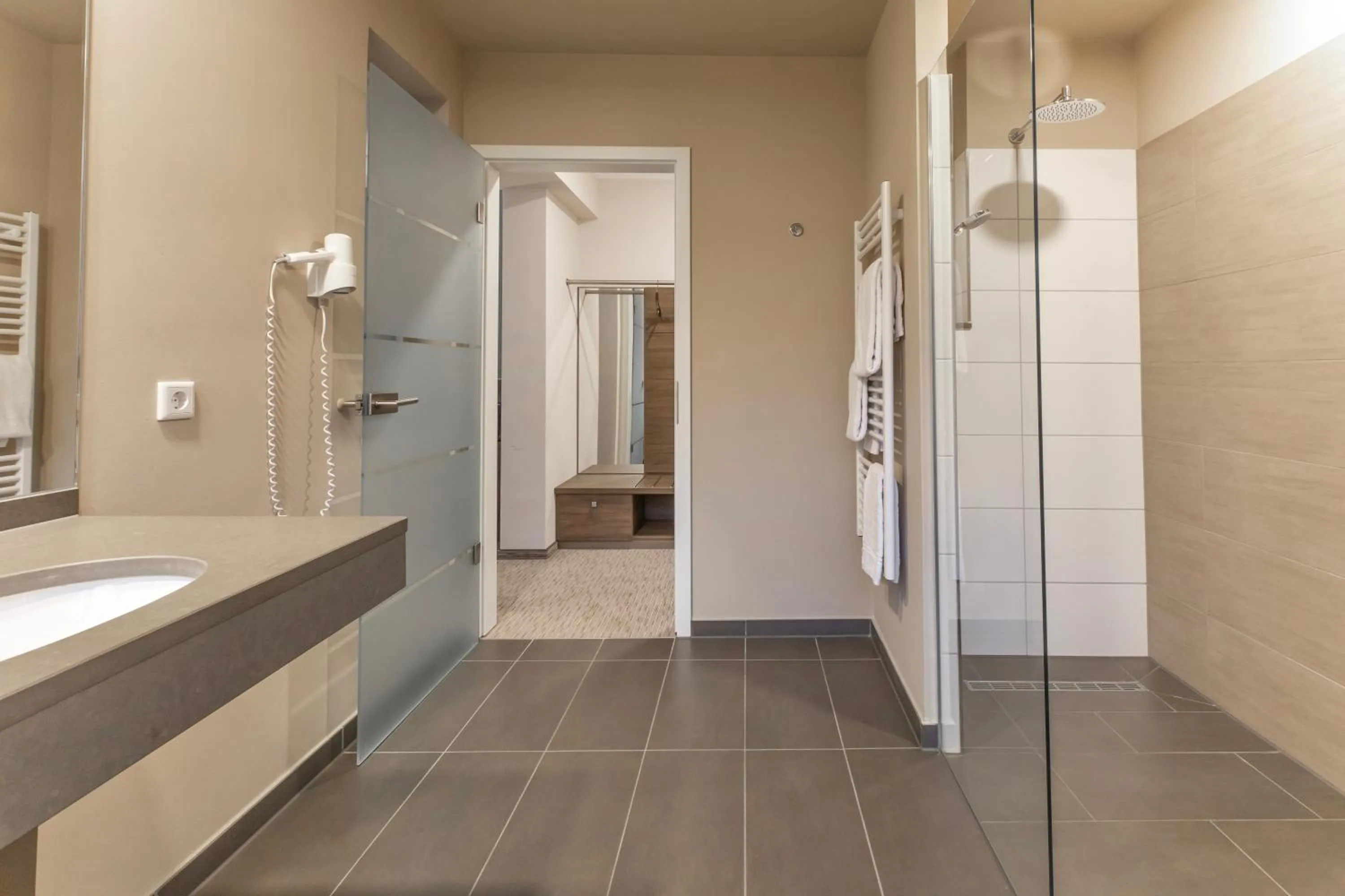 Bathroom in Bergmark Hotel