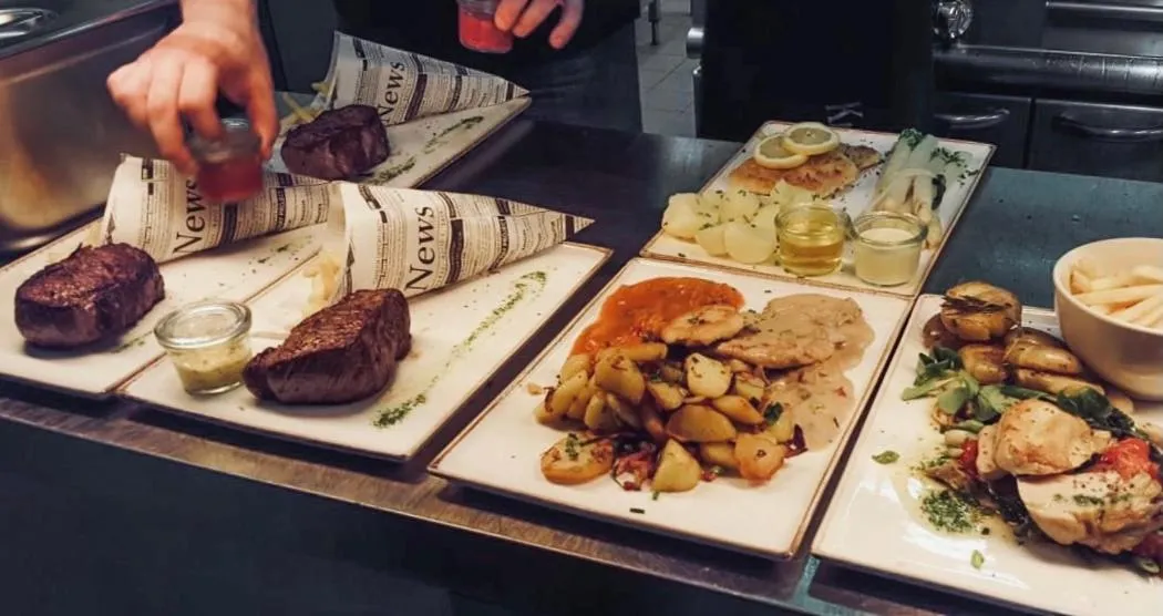 Food and drinks in Bergmark Hotel