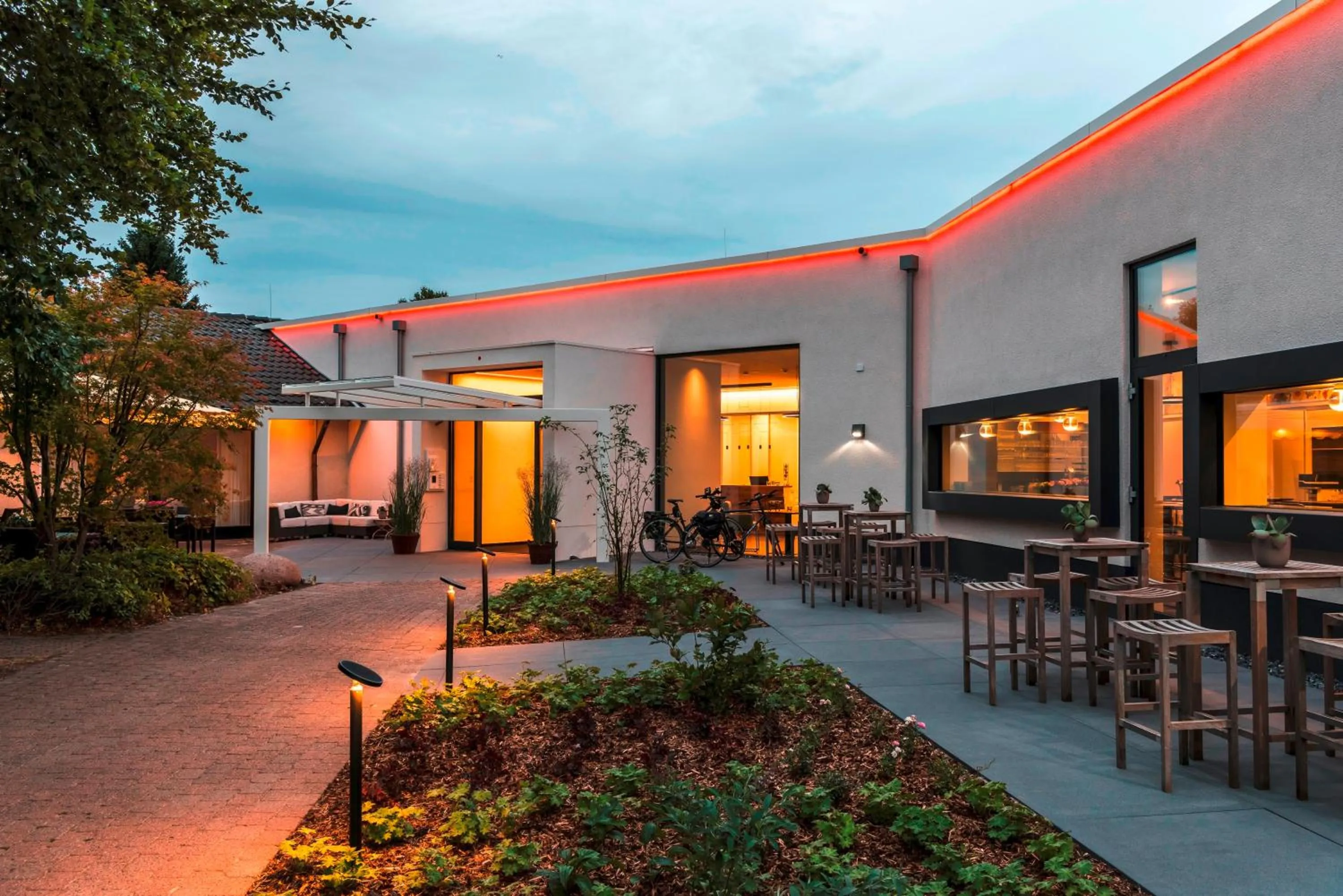 Property building in Mintrops Land Hotel Burgaltendorf