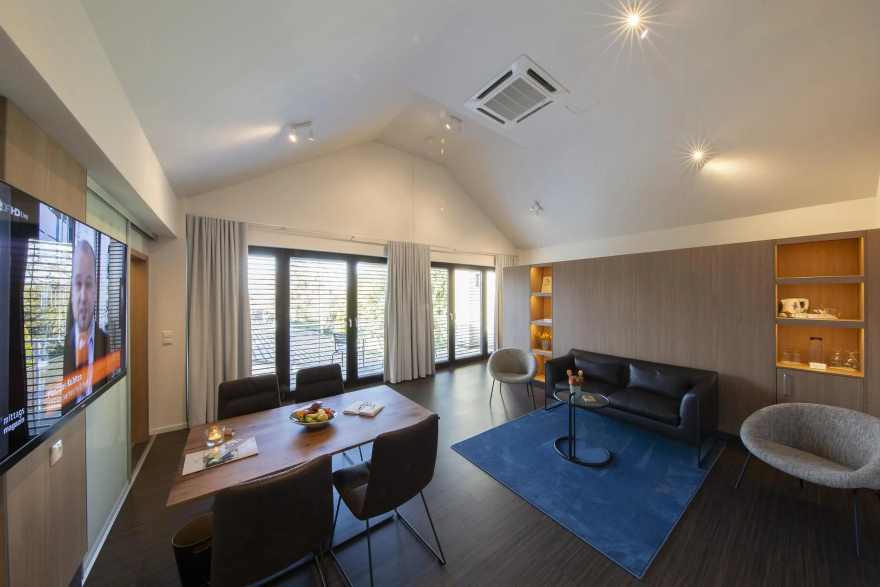 Living room in Mintrops Land Hotel Burgaltendorf