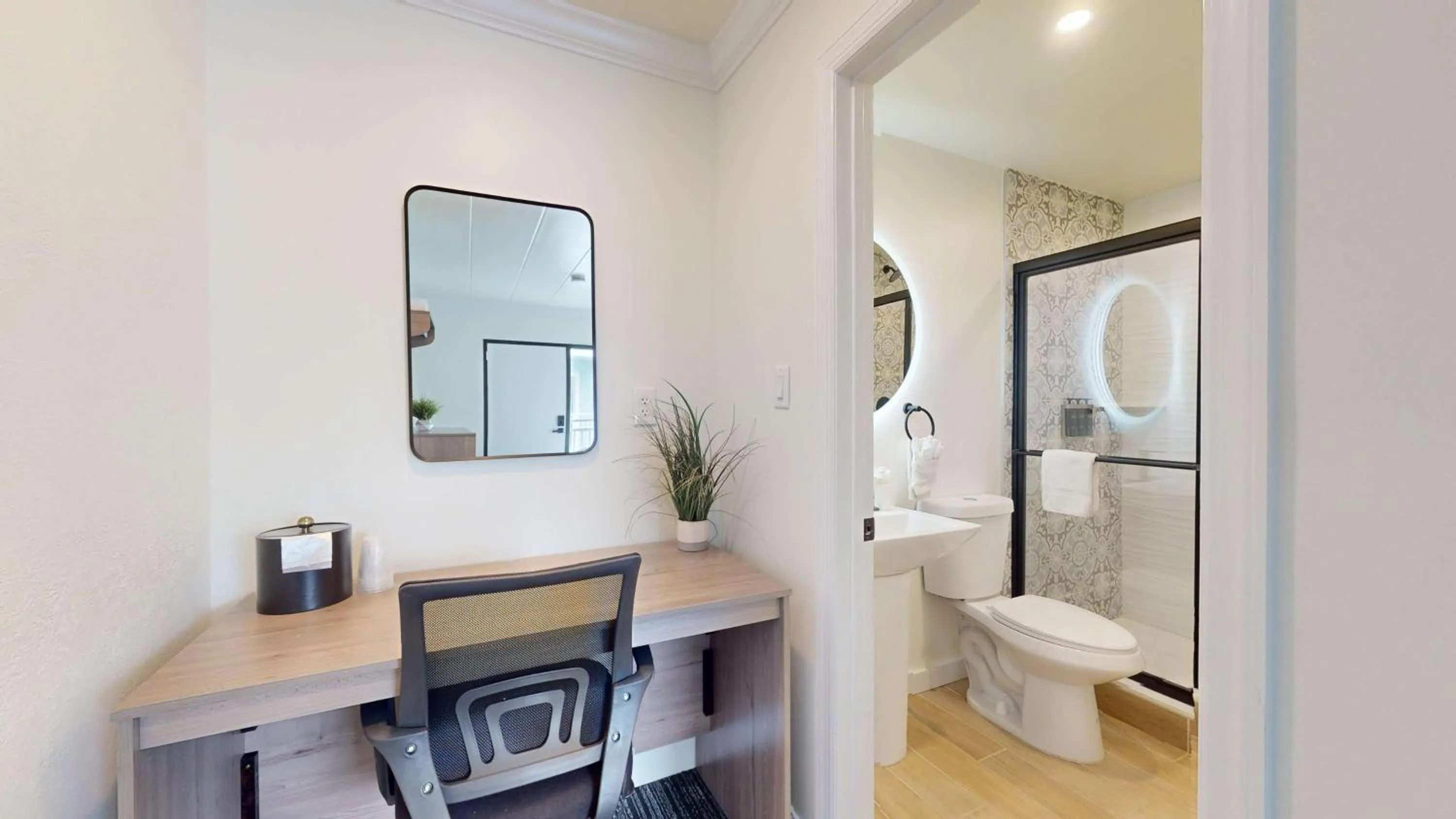 Bedroom in Pavilion Motor Lodge