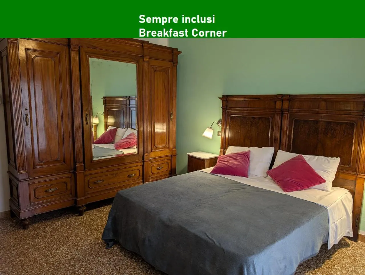 Bed in VILLA ANTONIETTA Rooms & Coffee