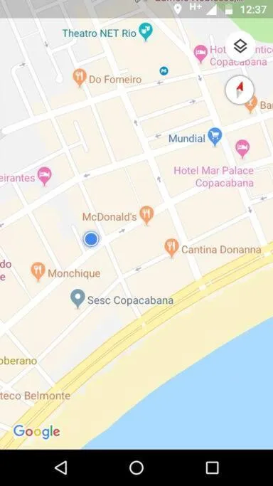 Property building in APARTAMENTO COPACABANA saleta, quarto grande com ar cond wi-fi a 2 qds da praia