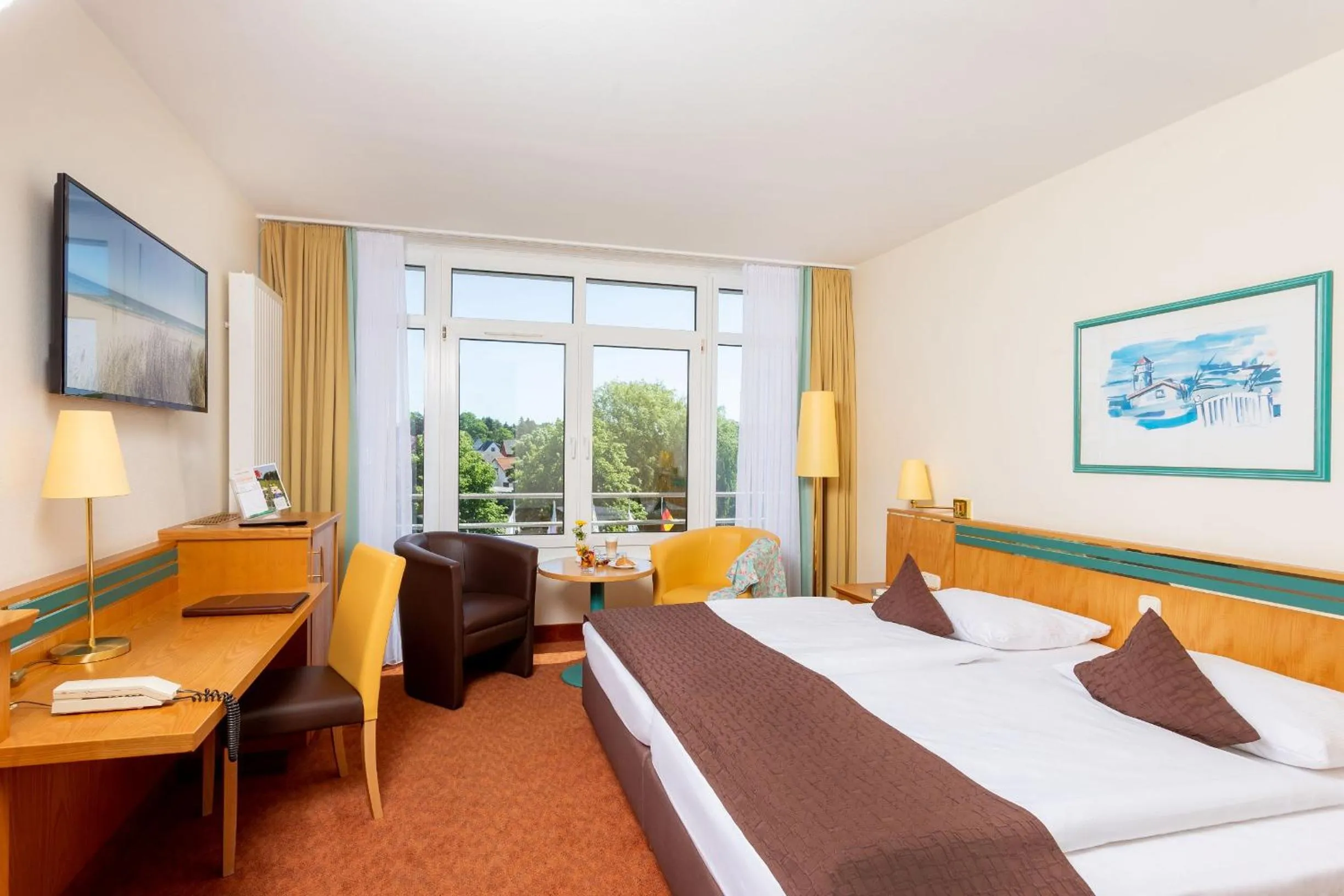 Photo of the whole room, Bed in Parkhotel Rügen