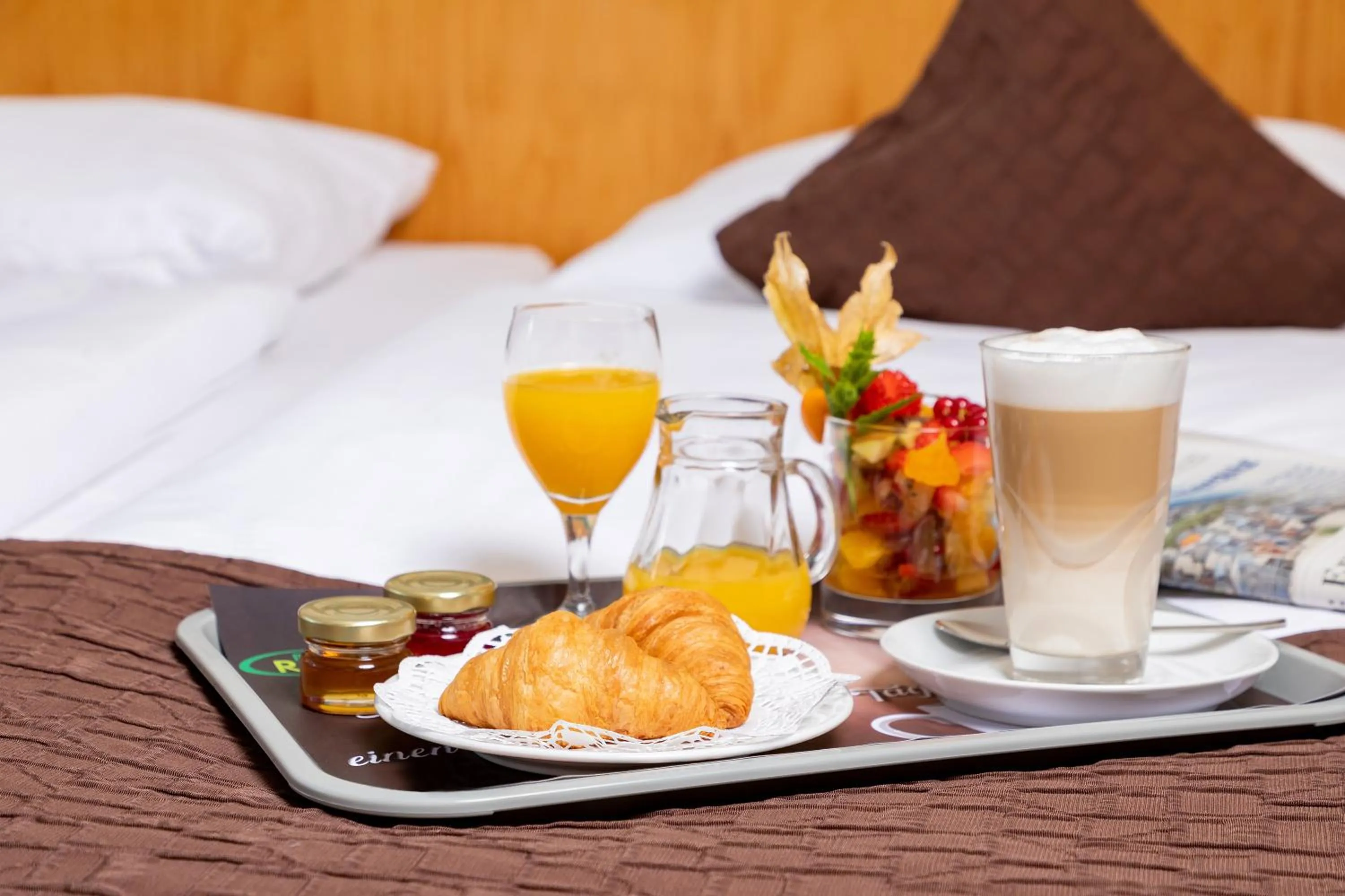 Bed in Parkhotel Rügen