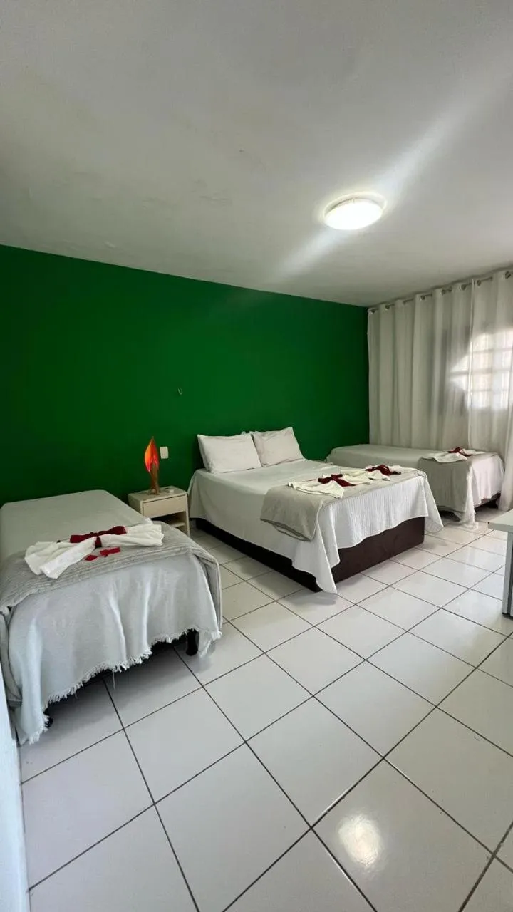 Bed in Pousada Praia da Barra