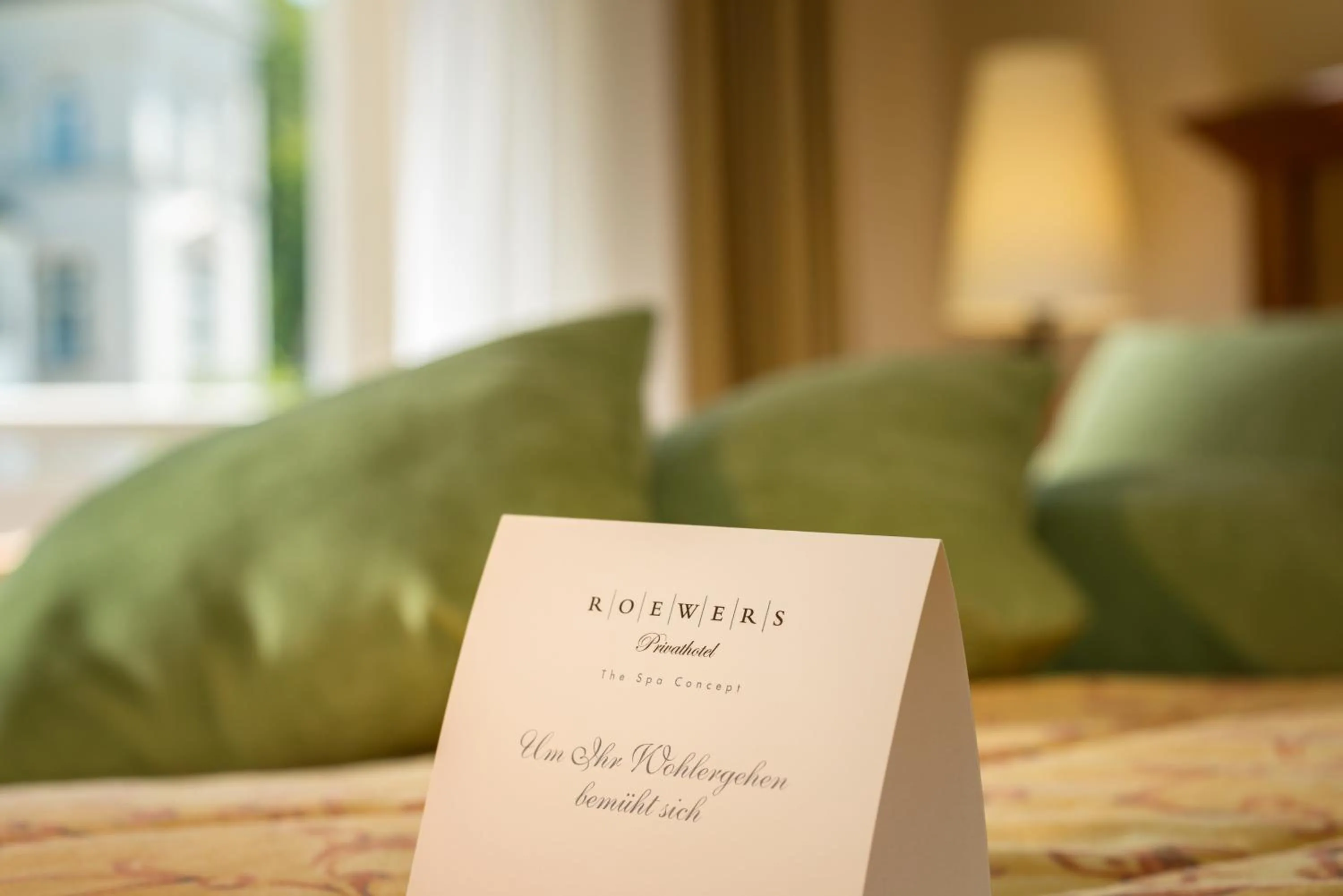 Decorative detail, Bed in ROEWERS Privathotel & Spa