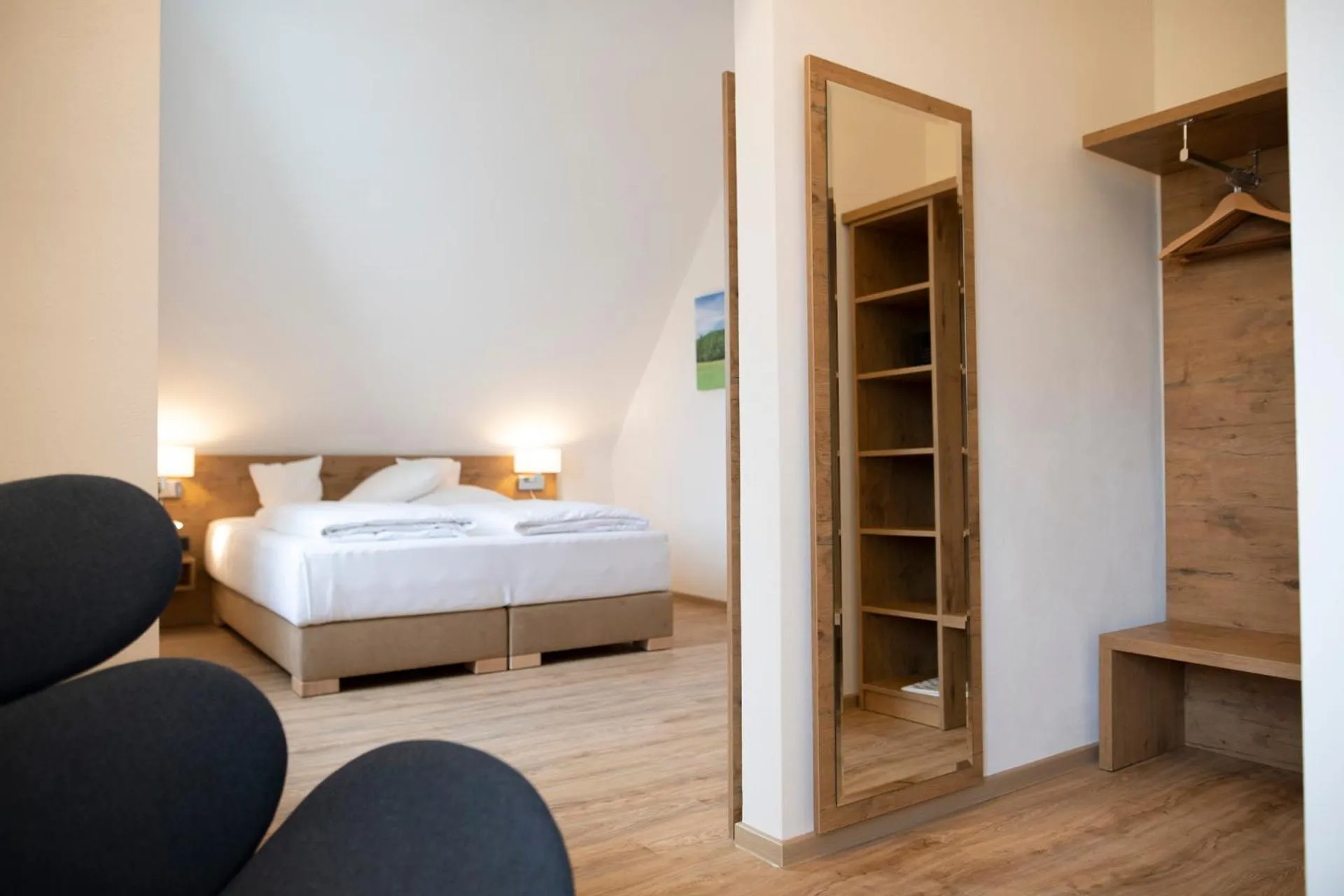 Bed in Landhotel Kauzenberg