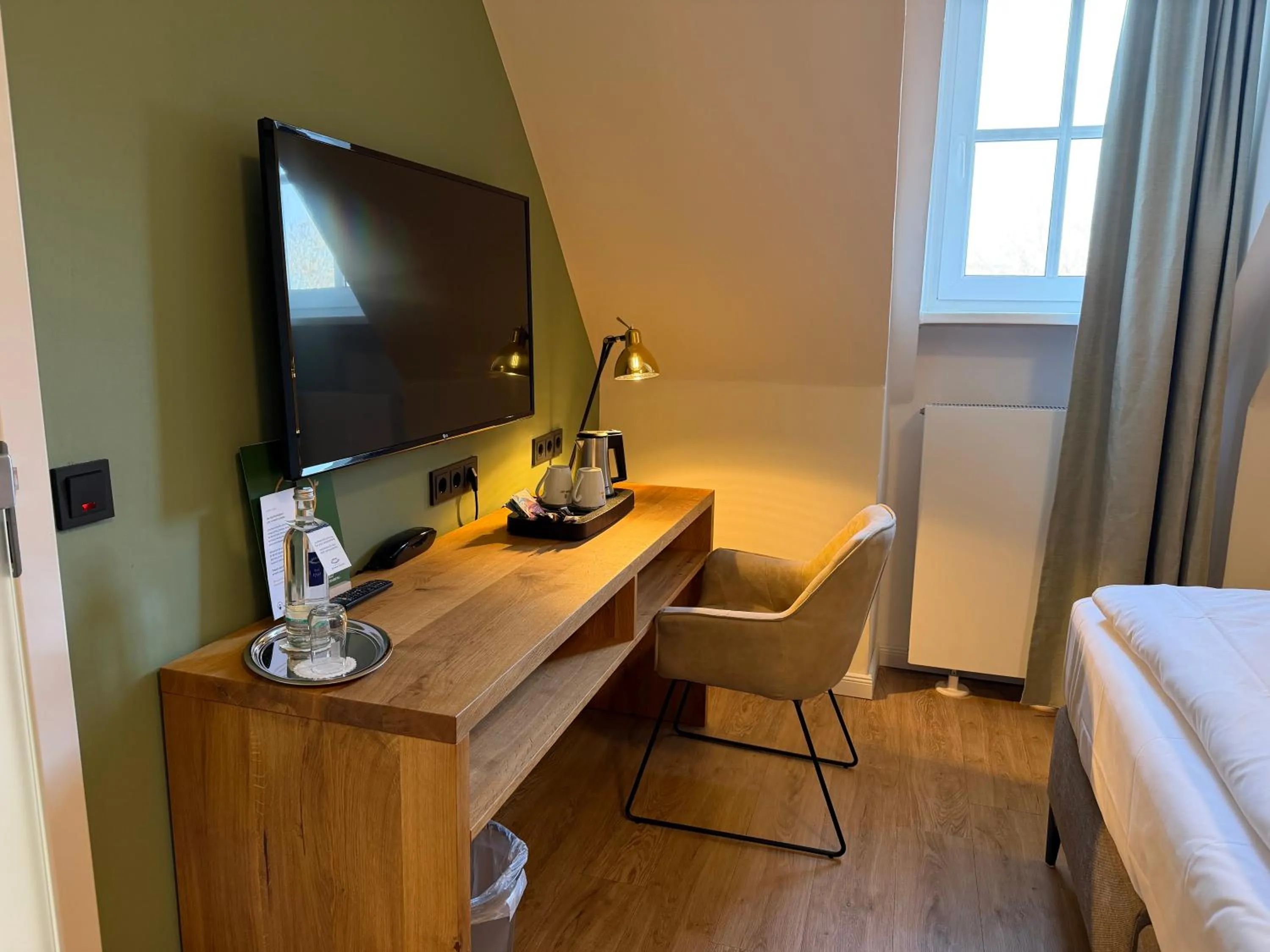 Photo of the whole room, Bed in Landhotel Kauzenberg