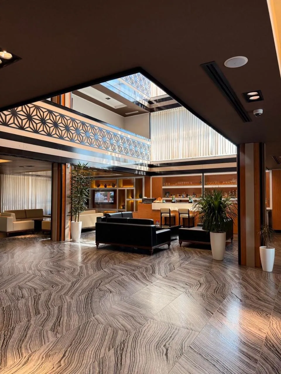 Seating area in Hotel Bukhara