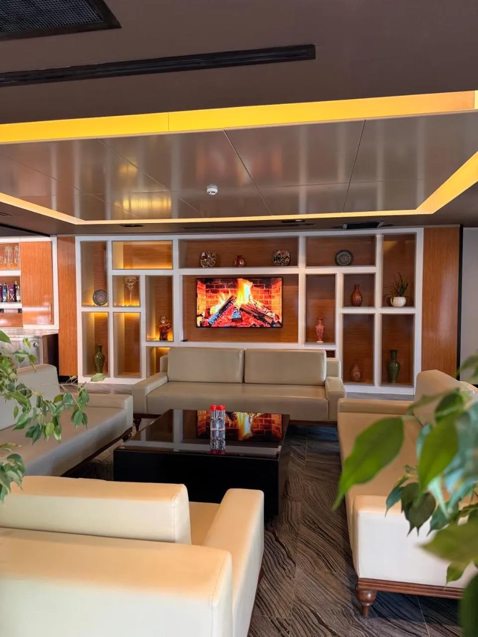 Seating area in Hotel Bukhara