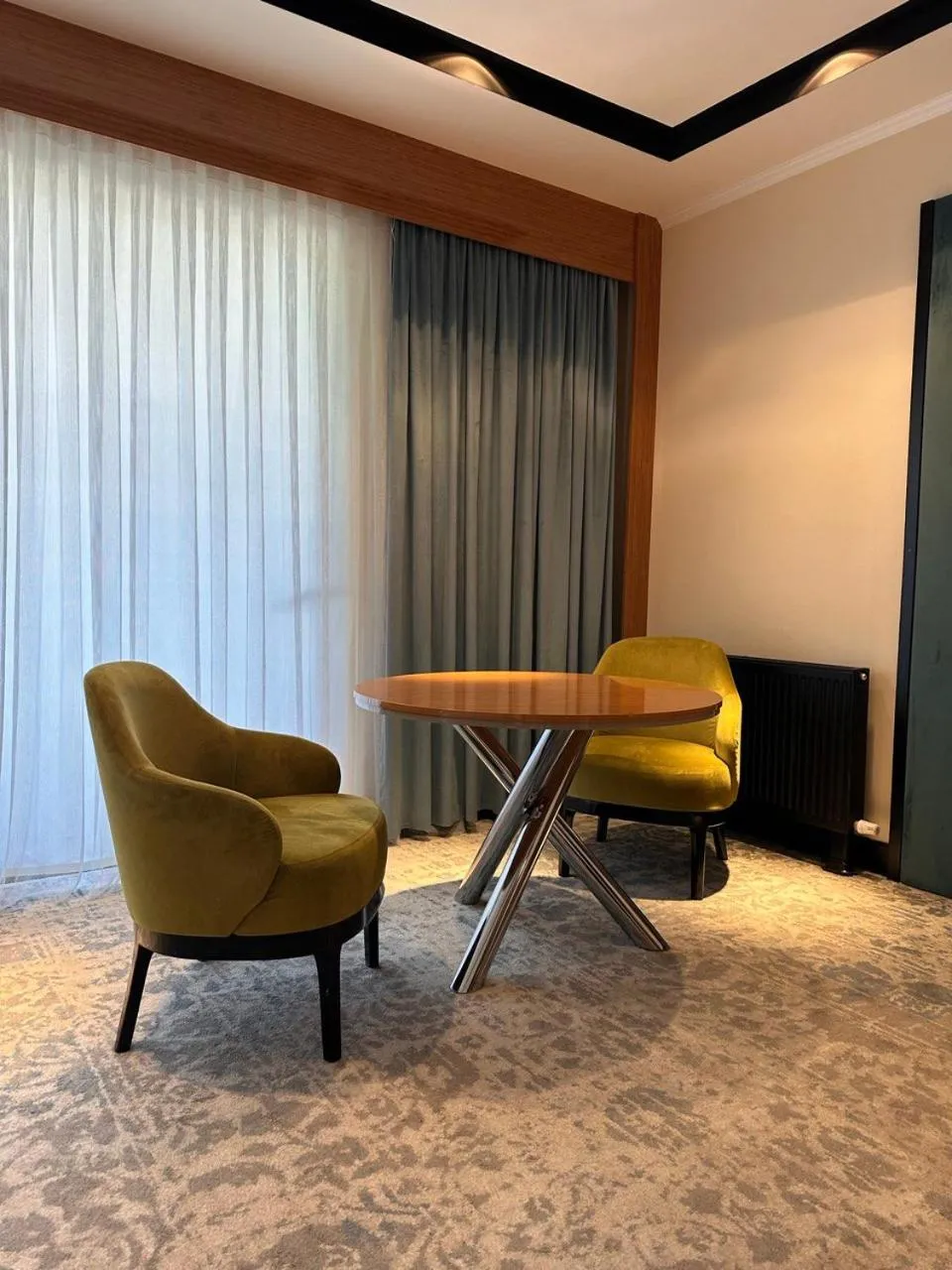 Seating area in Hotel Bukhara