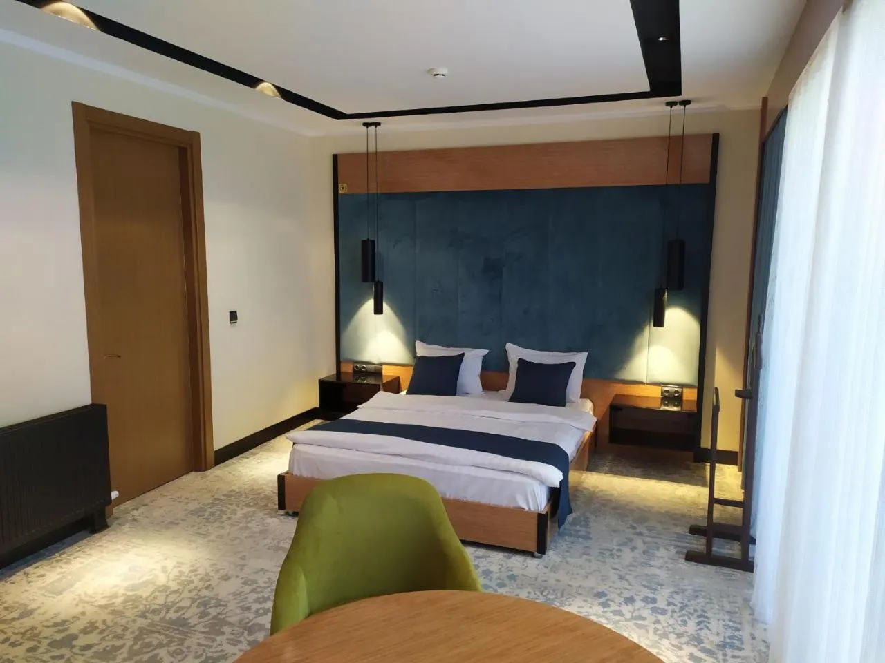 Bed in Hotel Bukhara