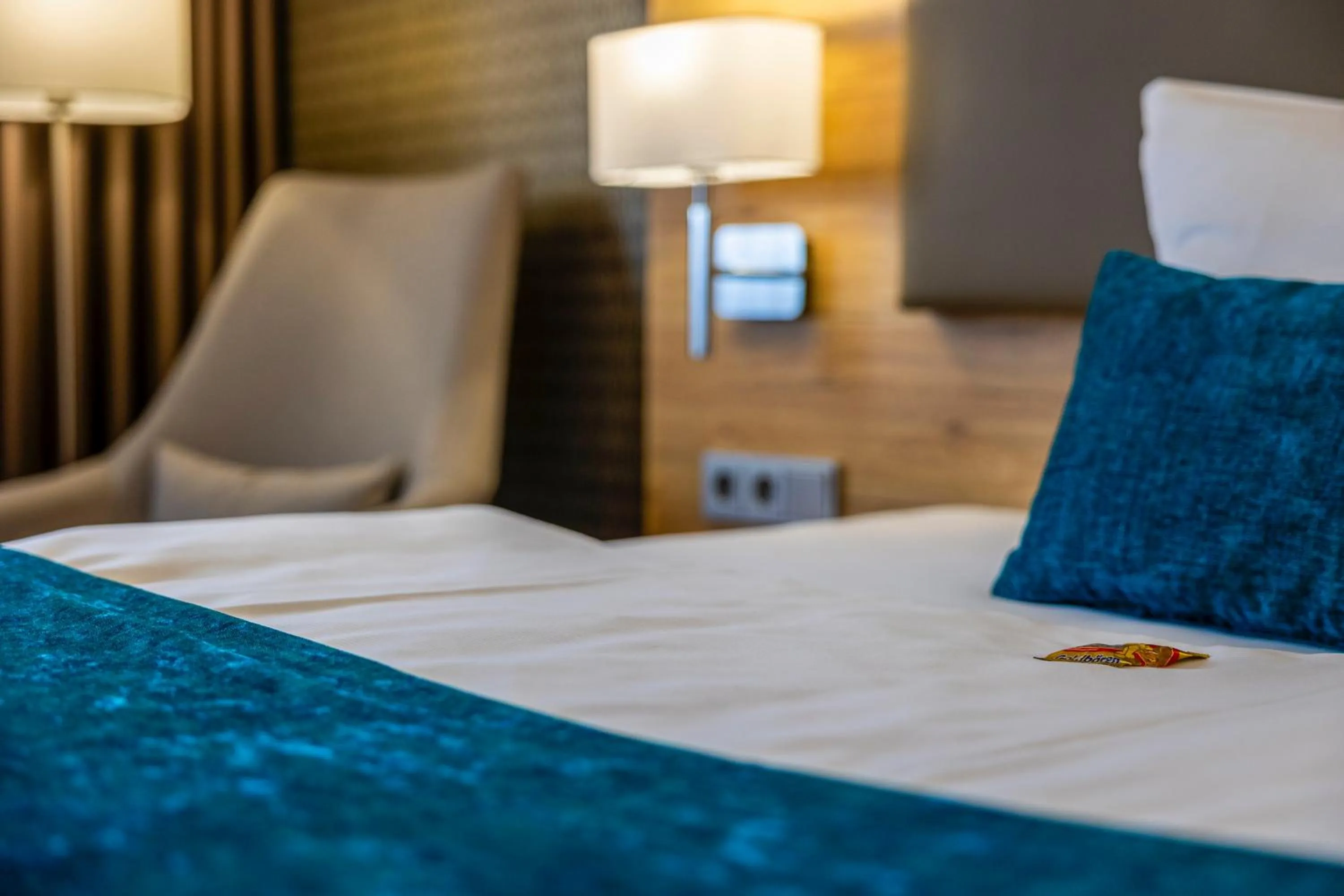 Bed in Hotel Logotel