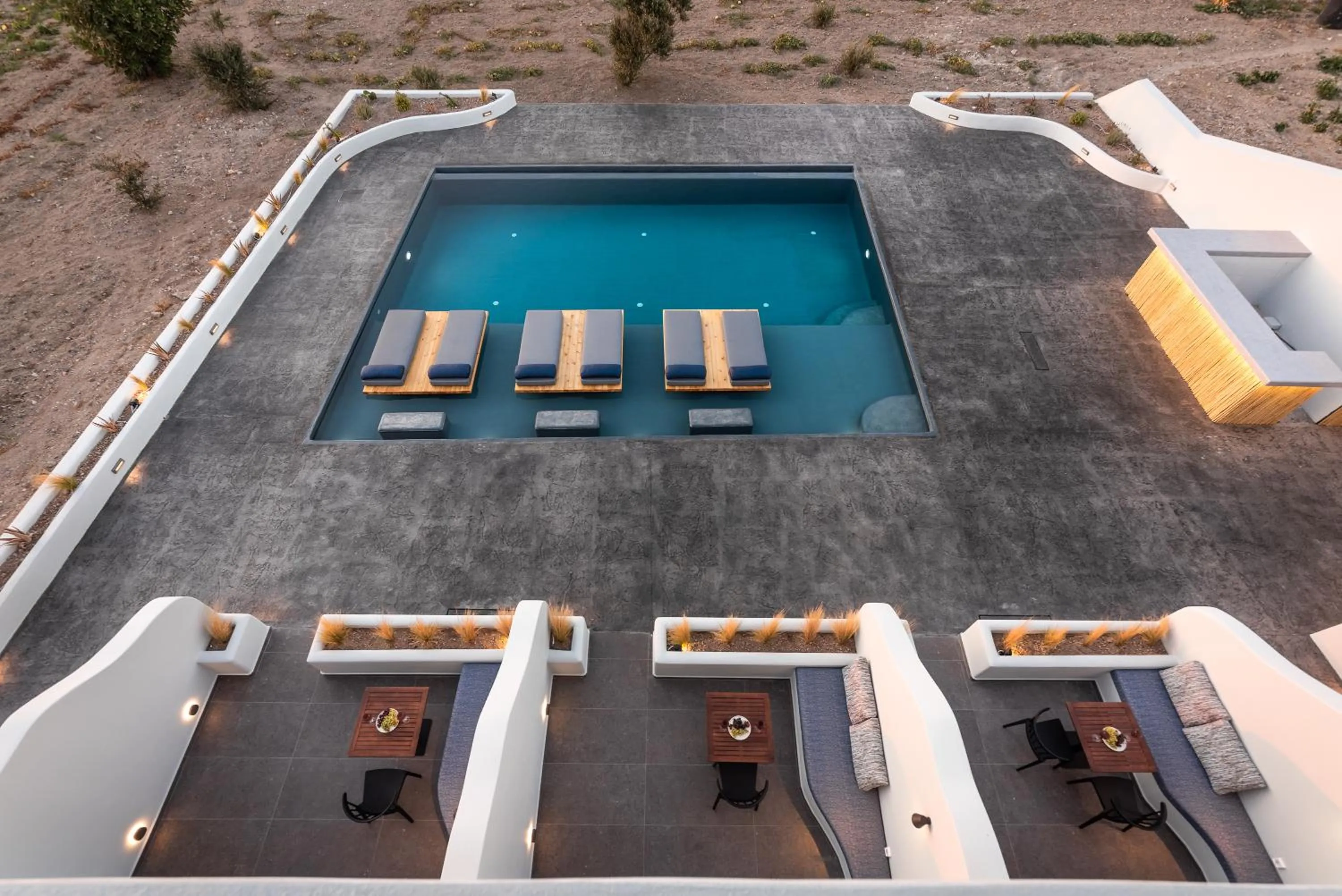 Bird's eye view in Volcanic Arc Suites