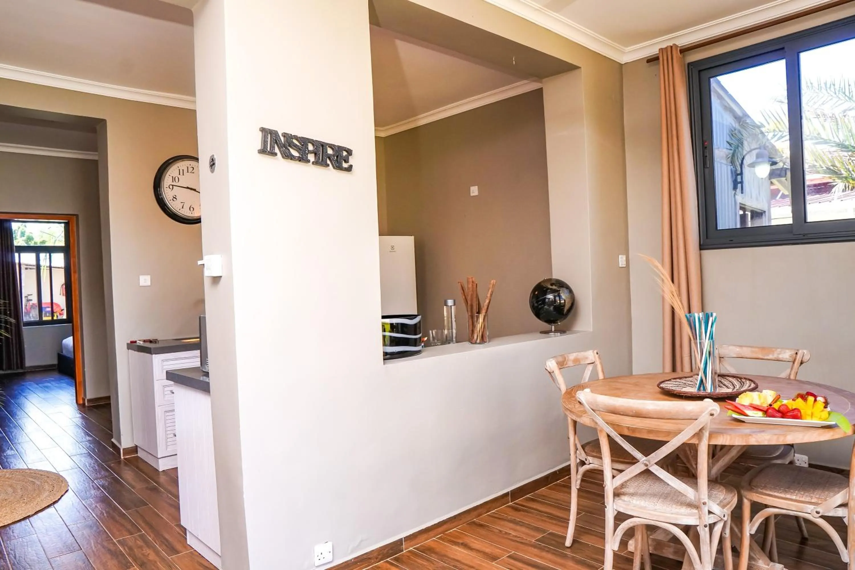 Kitchen or kitchenette in Aquamarina Hotel