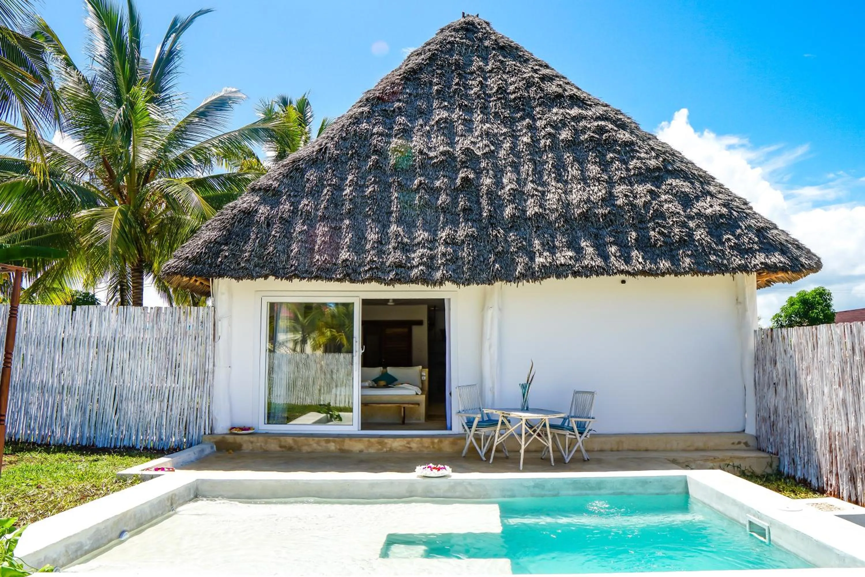 Pool view in Aquamarina Hotel