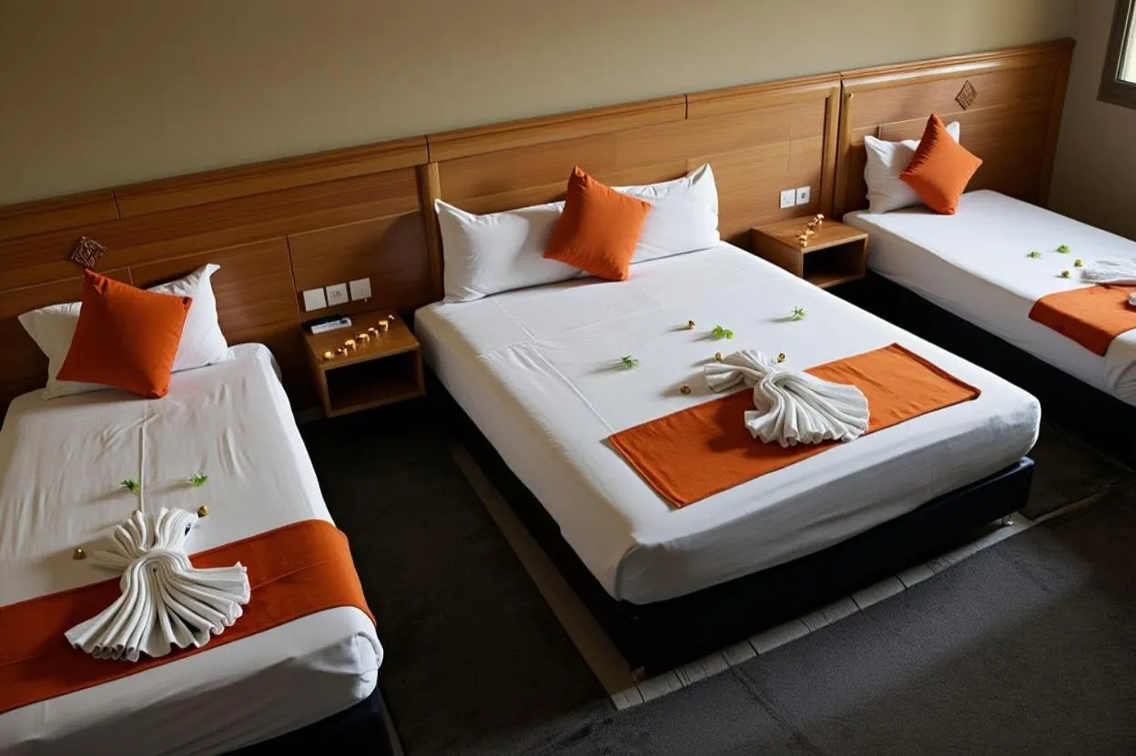 Bed in Hotel Golden Flora