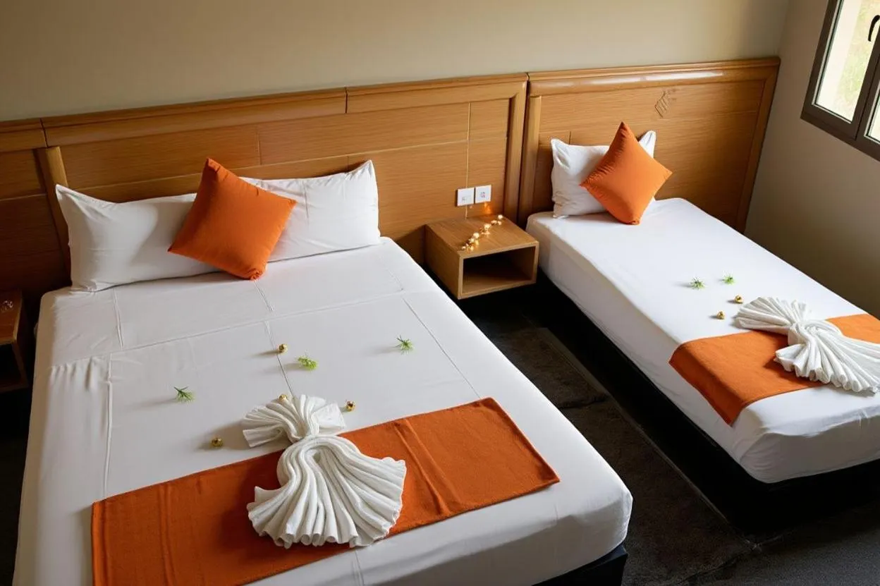 Bed in Hotel Golden Flora