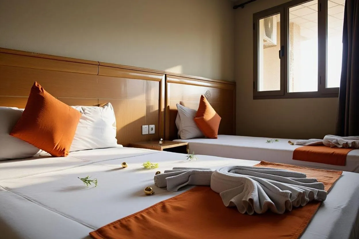 Bed in Hotel Golden Flora