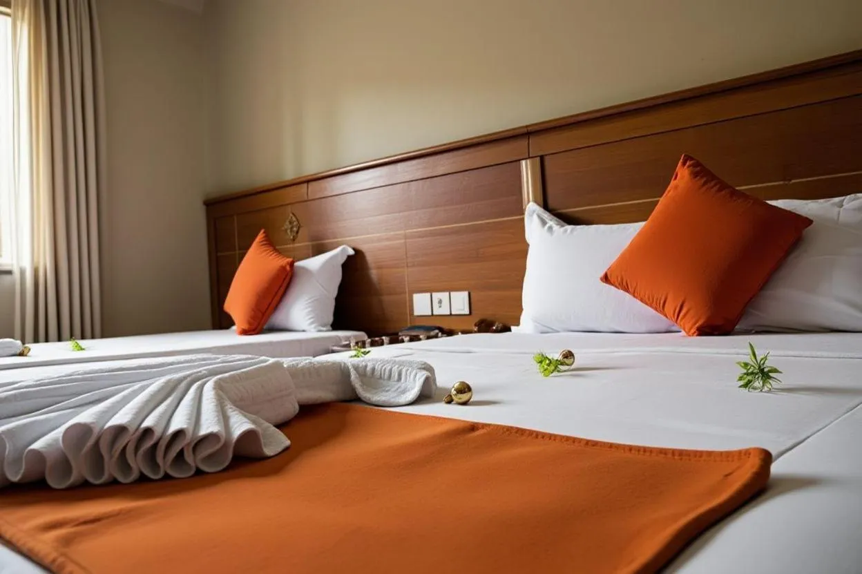 Bed in Hotel Golden Flora