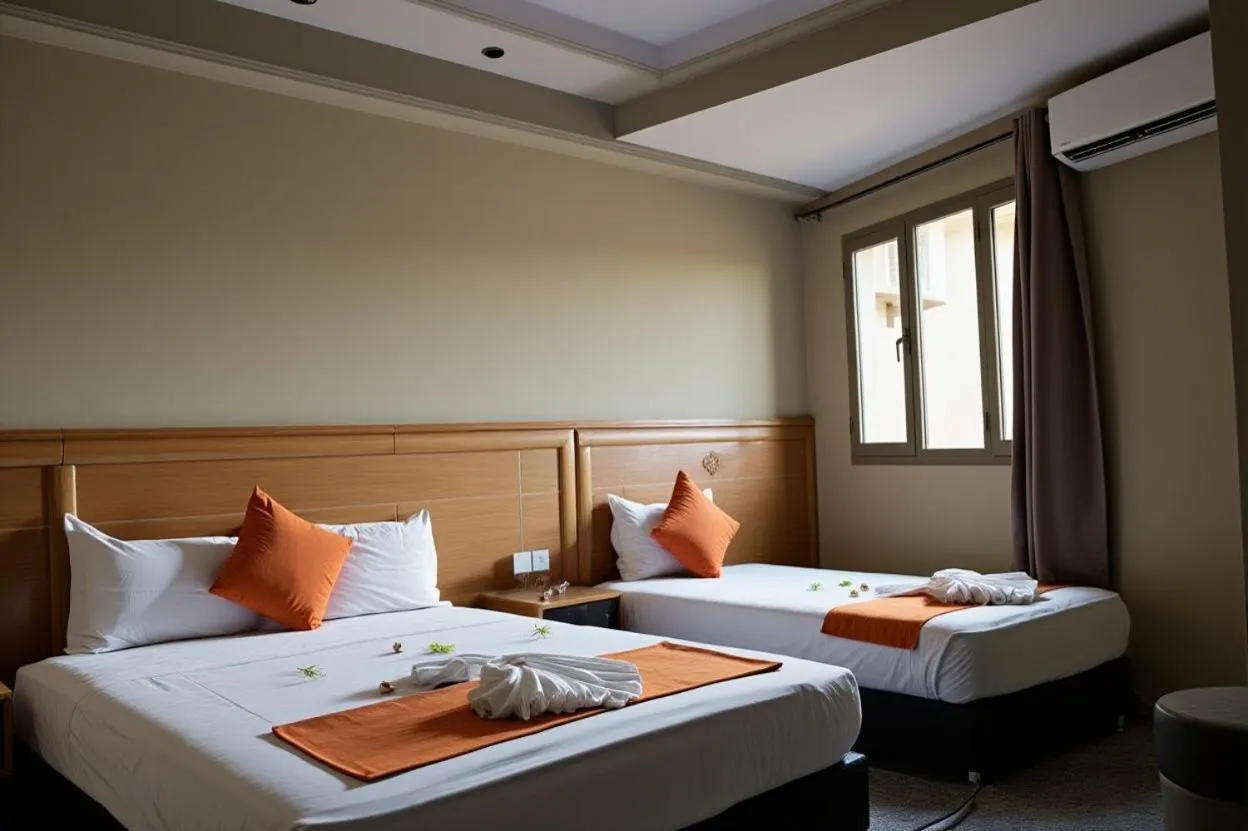 Bed in Hotel Golden Flora