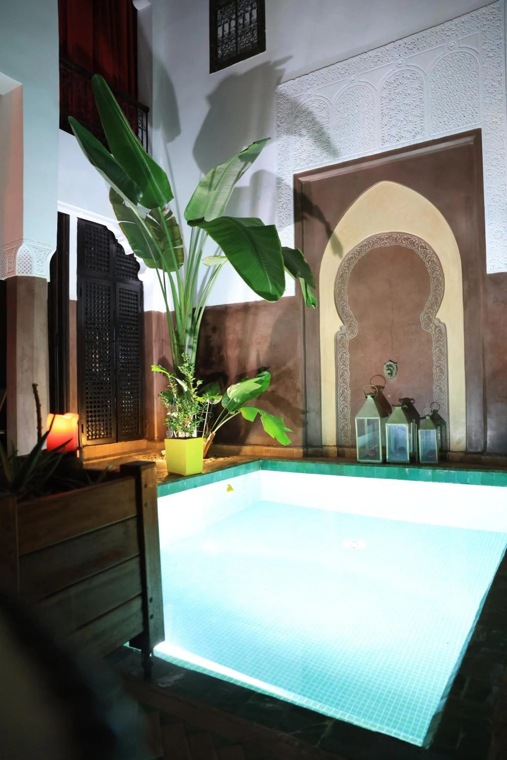 Pool view in Riad Khabia & Spa