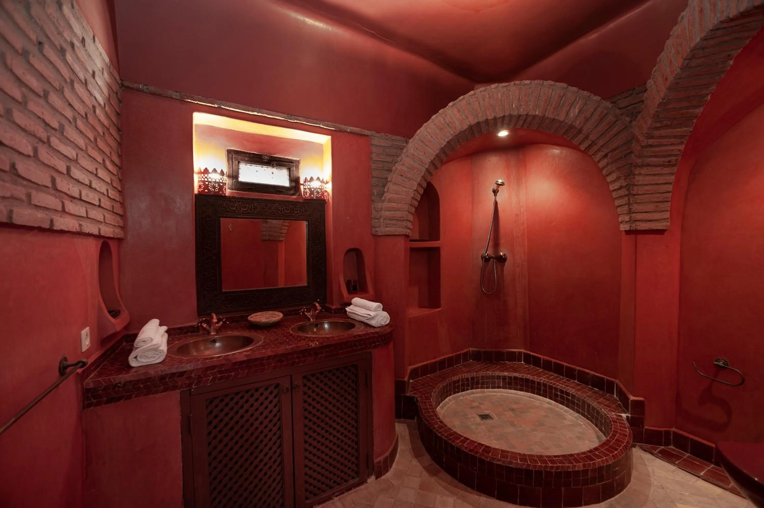 Bathroom in Riad Khabia & Spa