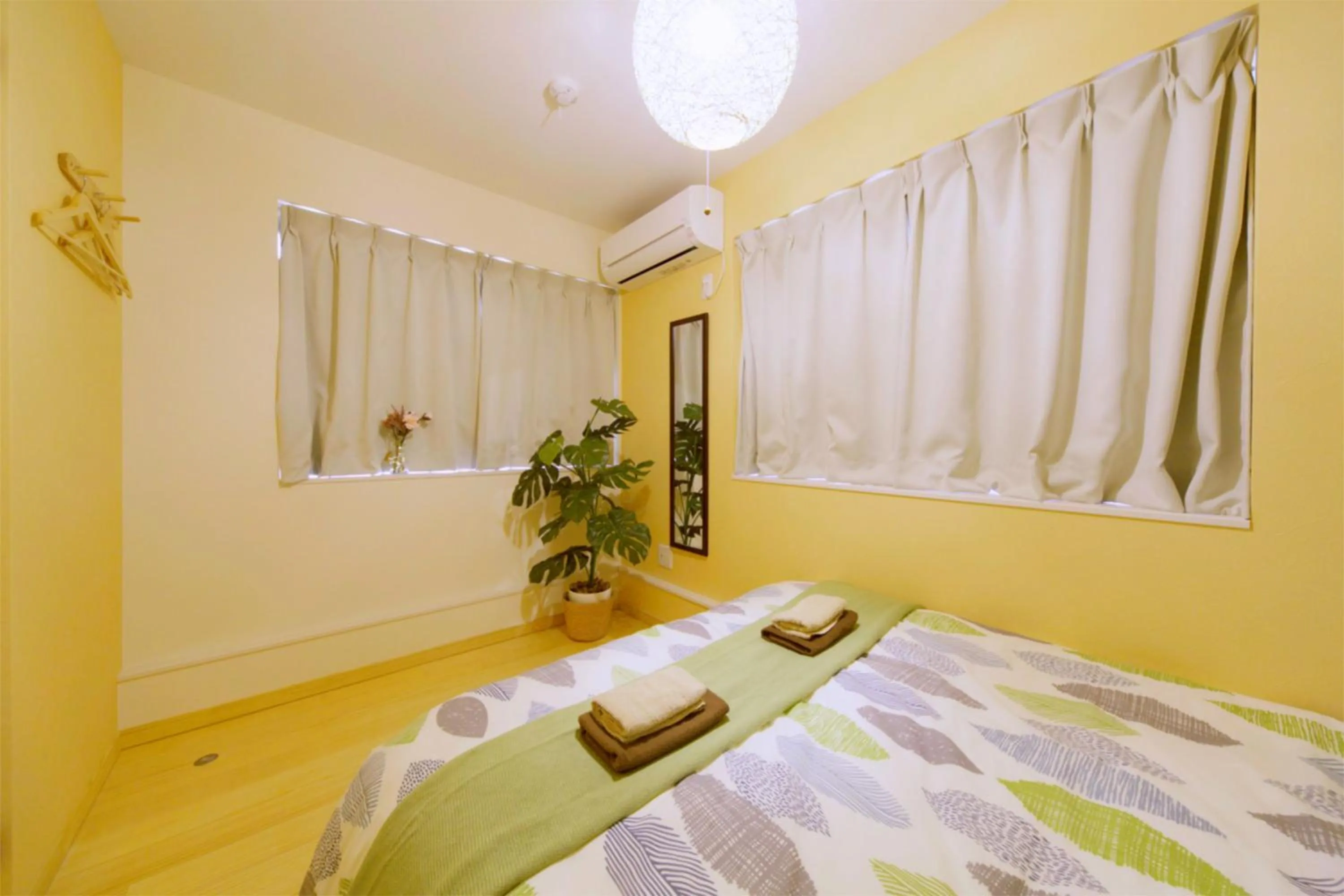 Bed in nestay villa tokyo otsuka