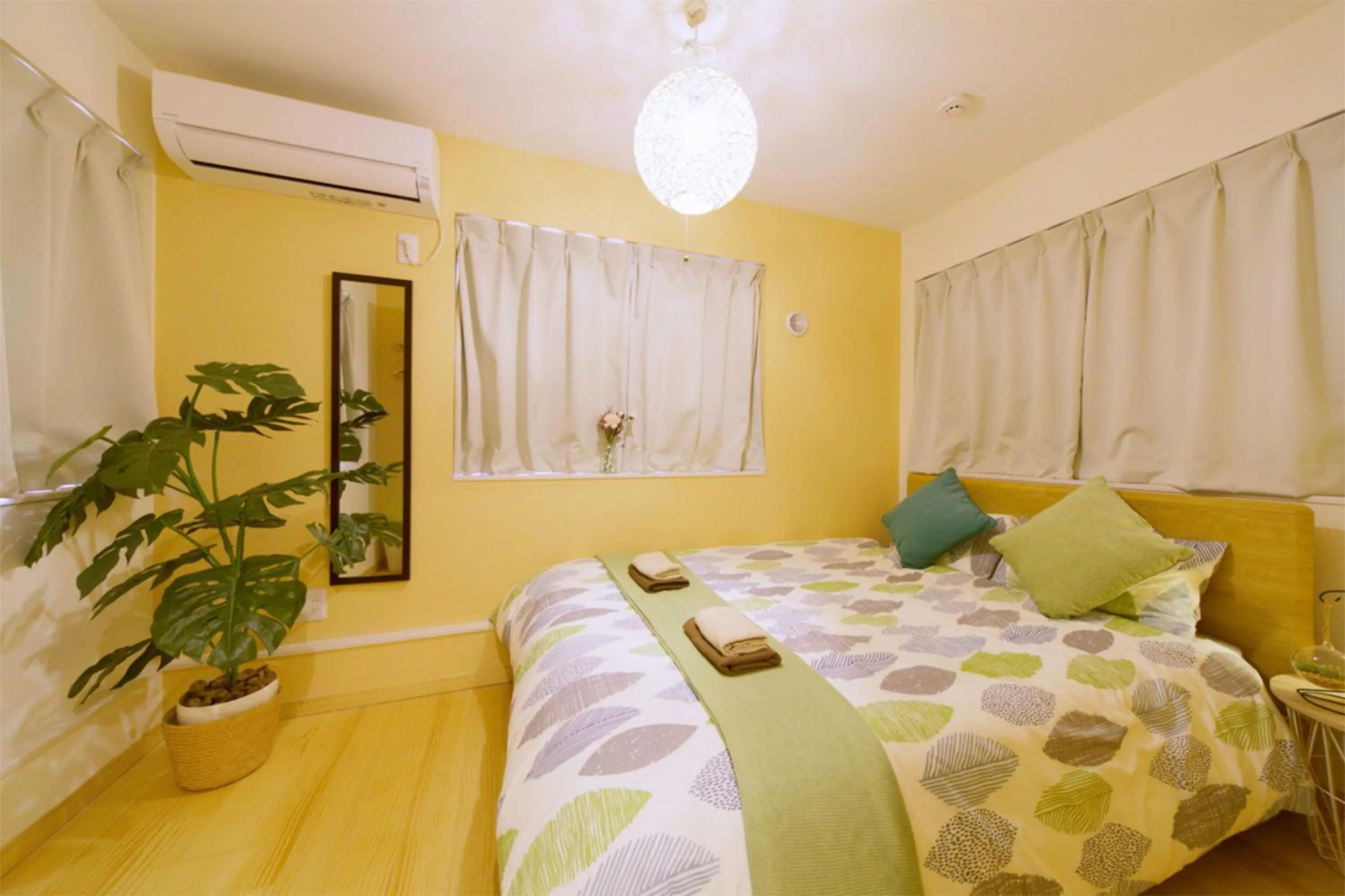 Bed in nestay villa tokyo otsuka