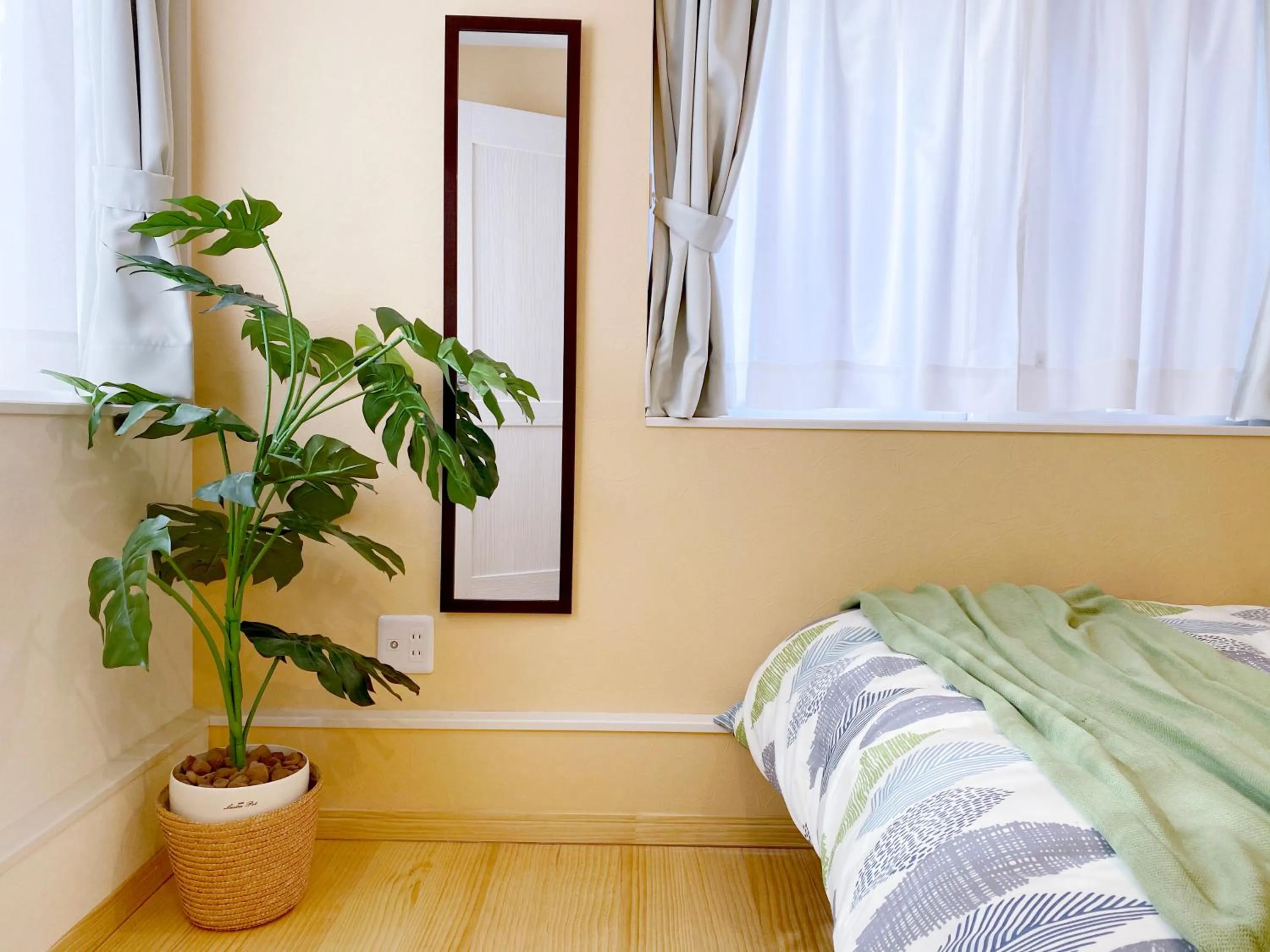 Bed in nestay villa tokyo otsuka