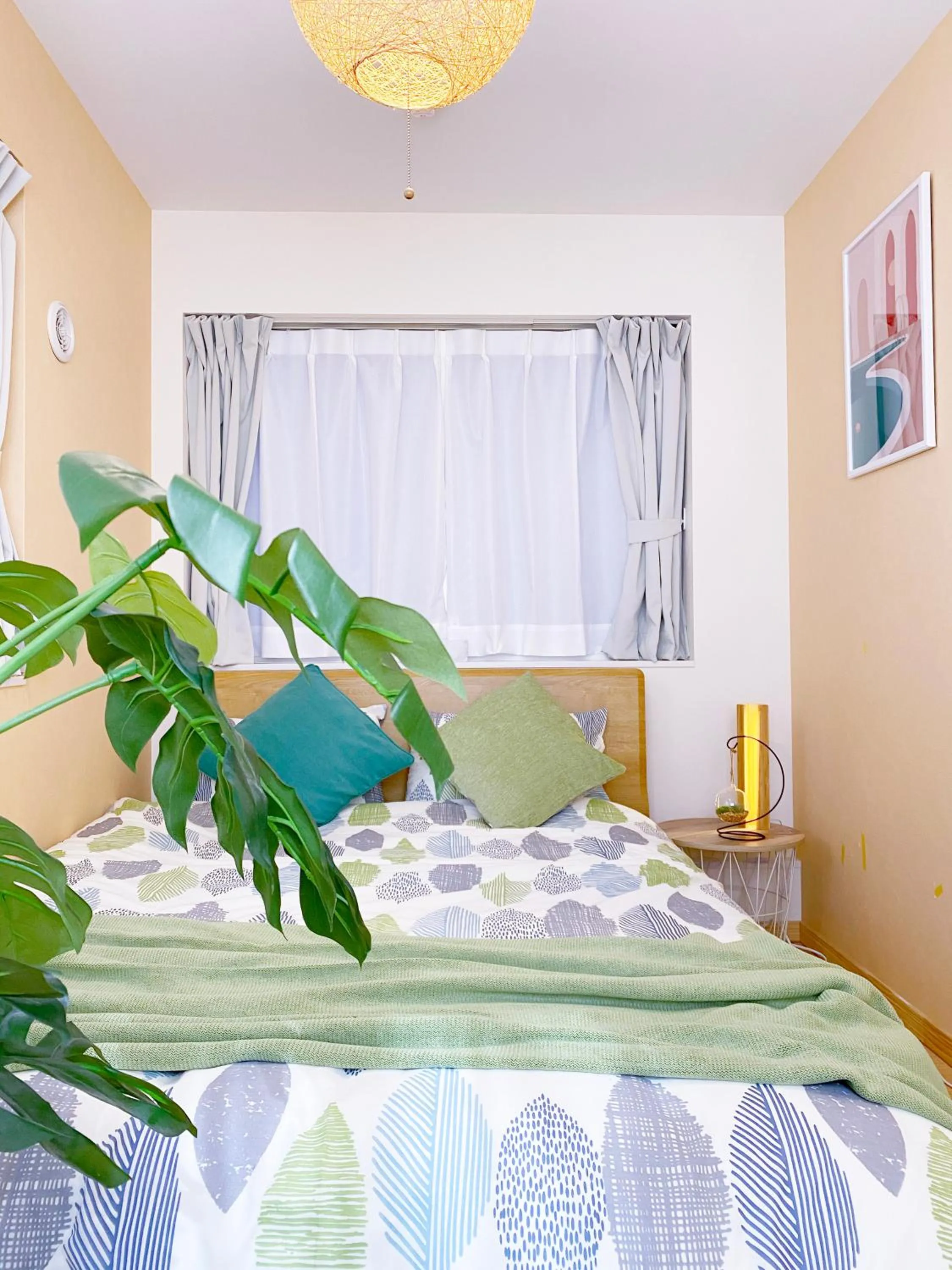 Bed in nestay villa tokyo otsuka