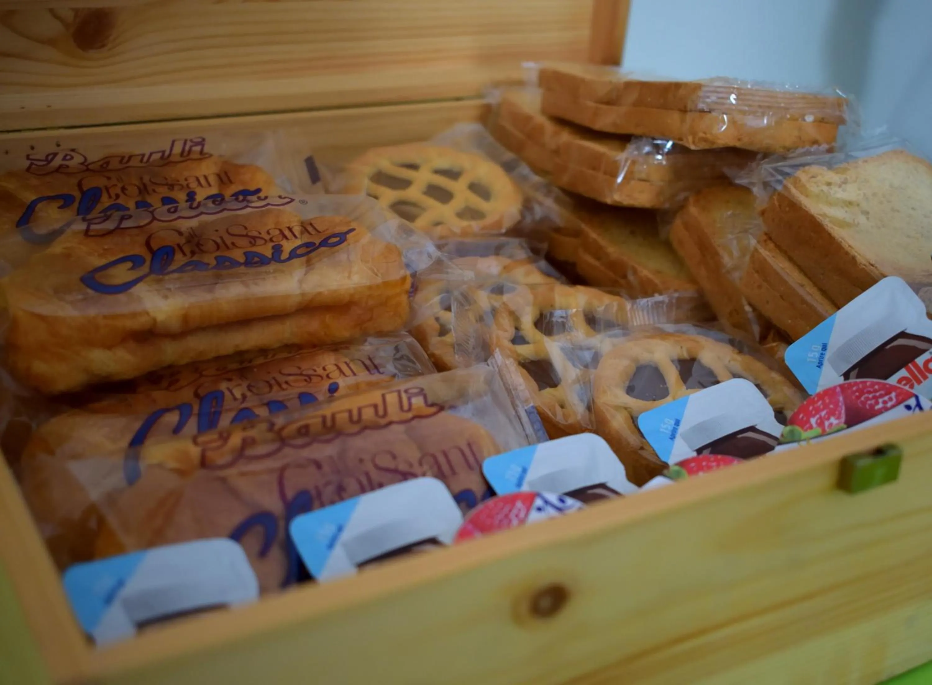 Food and drinks in B&B Il Conte