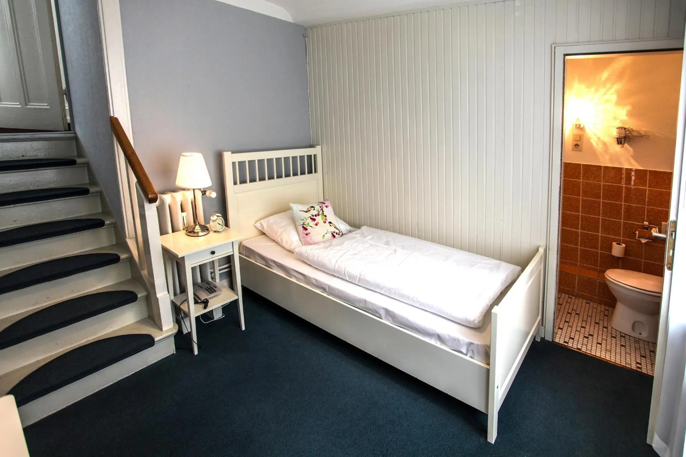 Bed in Hotel Fresena im Dammtorpalais